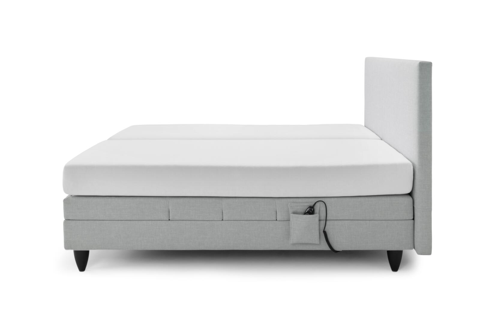 RUF Betten Boxspringbett MOVIDA ca. 180x200cm in Farbe Stoff hellgrau, Moebel, Couch
