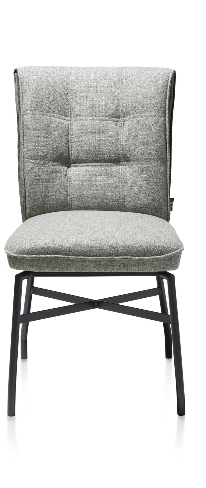 Henders & Hazel Stuhl EDEN ca. B50 H91 T69 cm in Leder/Stoffkombi Taurus