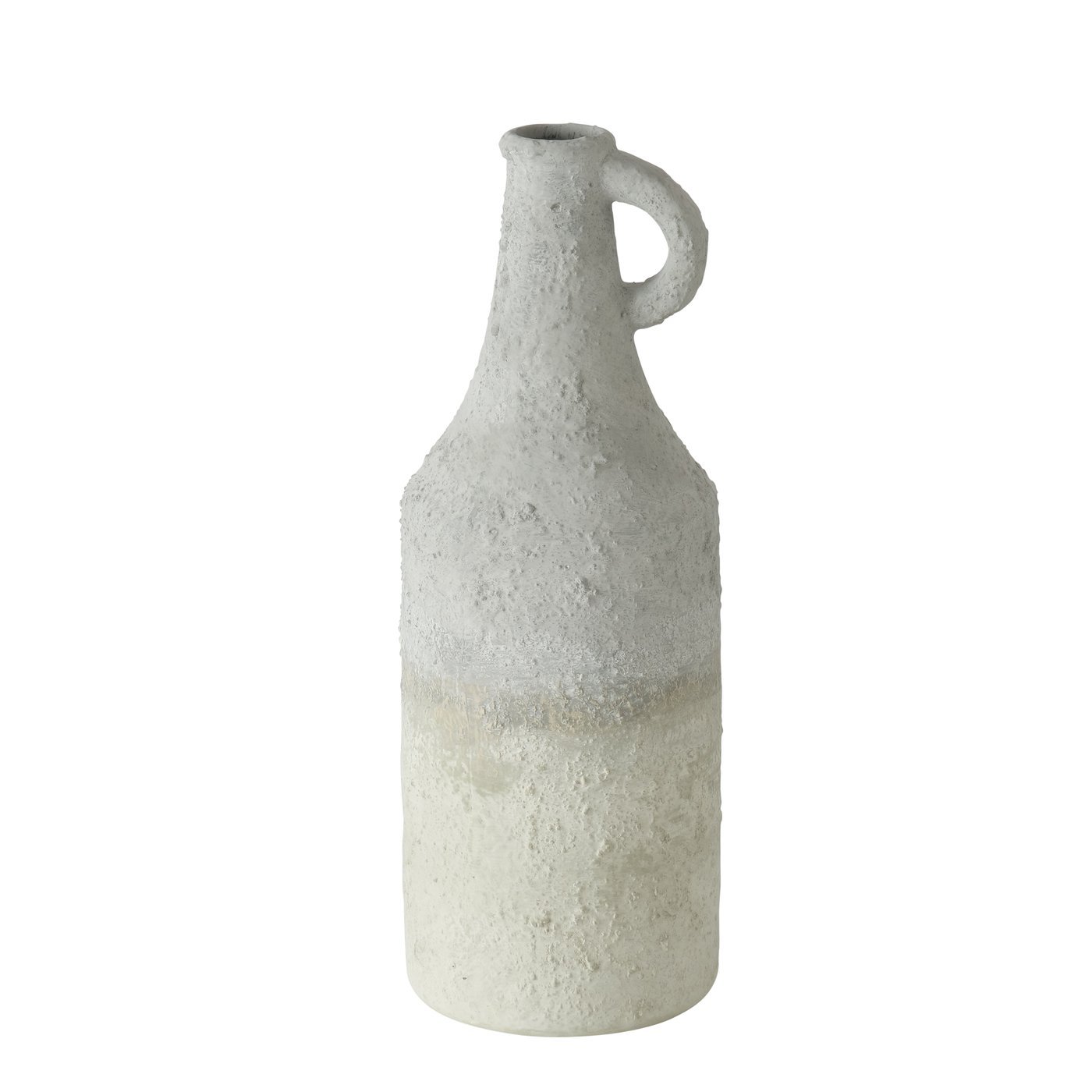 Boltze Vase Zemento ca. 13 x 37 cm in Porzellan grau