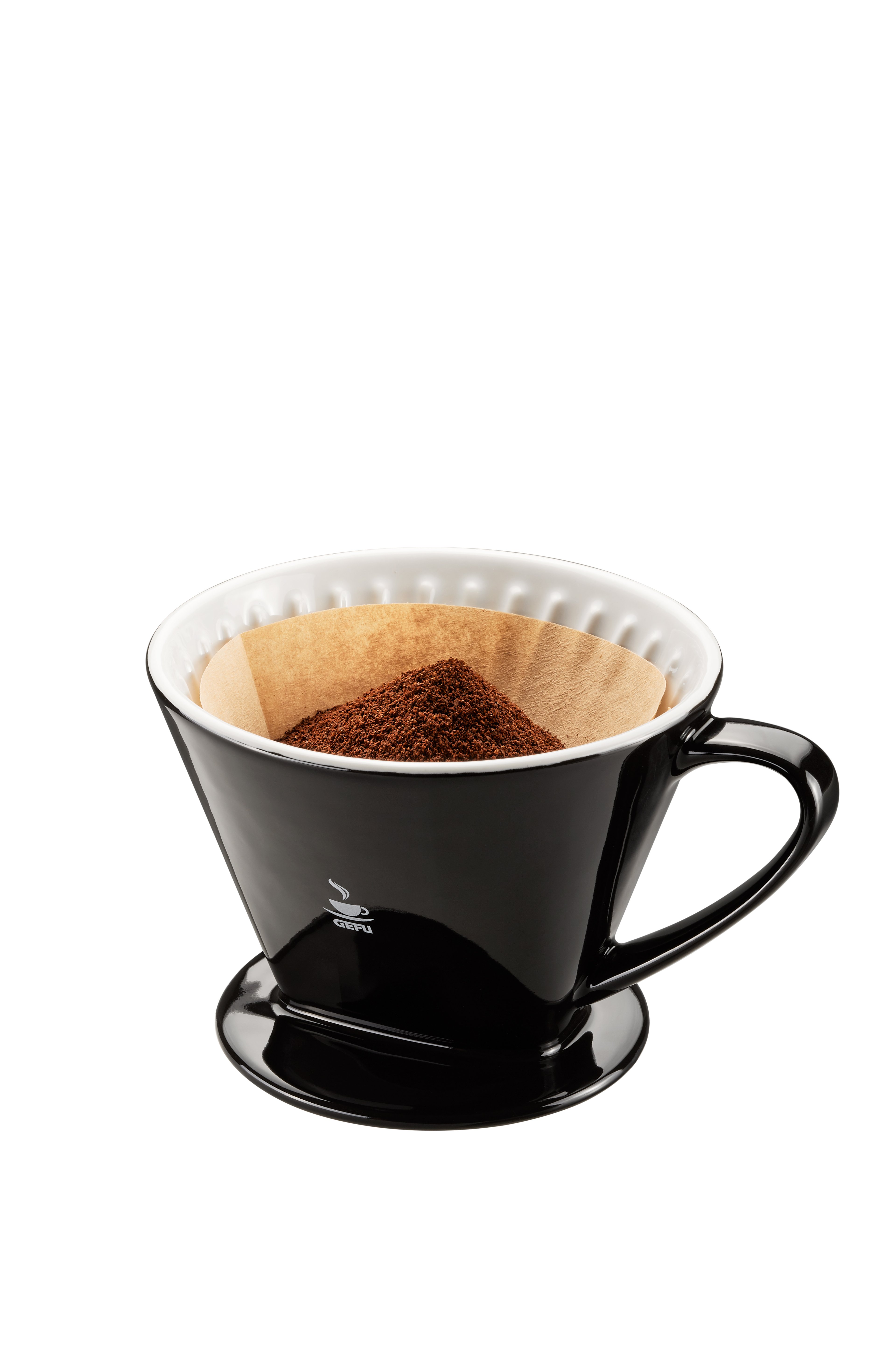 GEFU Kaffeefilter Stefano schwarz/weiß