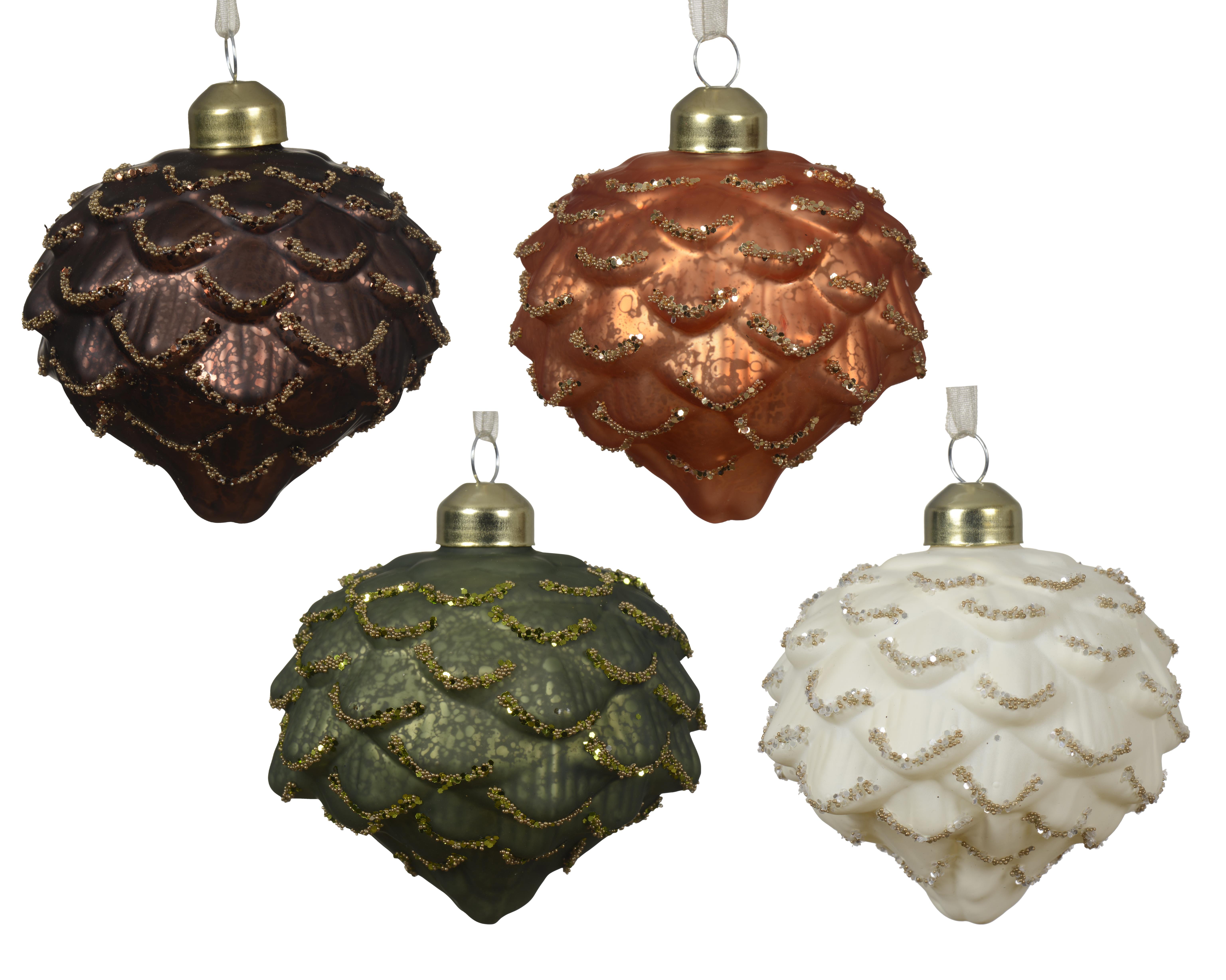 Kaemingk Glas Kugel Zwiebel 70620 in sort., Leuchter, Lampe, Leuchte, Zubehör