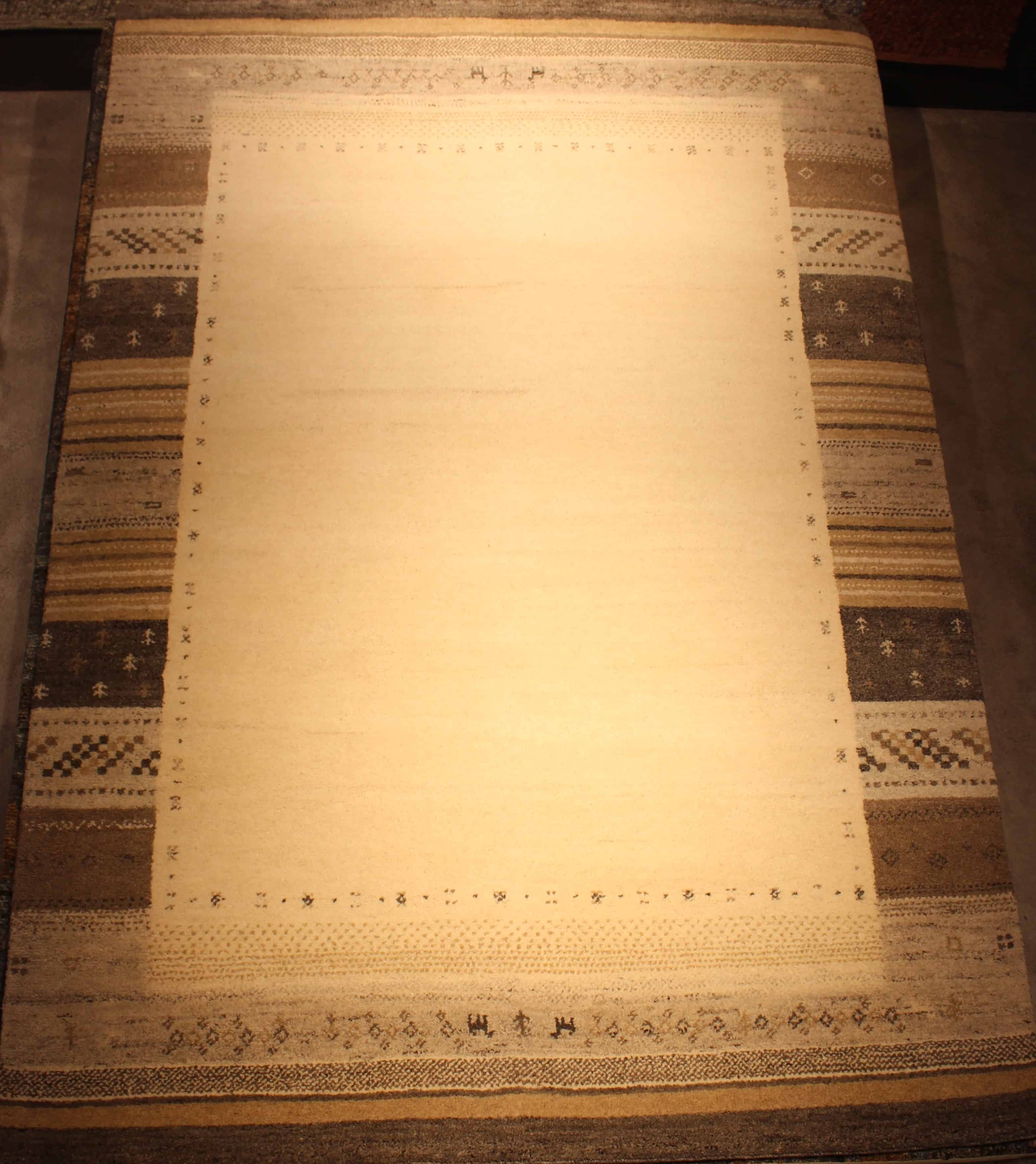 Theo Keller Teppich Flarino ca. 170x240cm in beige/silber