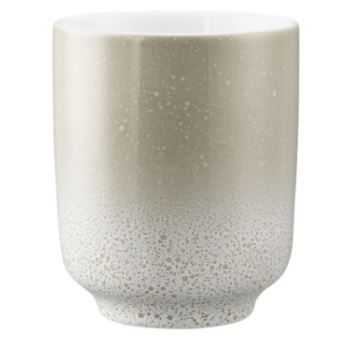 Seltmann Weiden Becher ohne Henkel 0,40 l Sento Home 10909 Aura cream , Töpferei, Krug, Porzellan, Vase, Milch