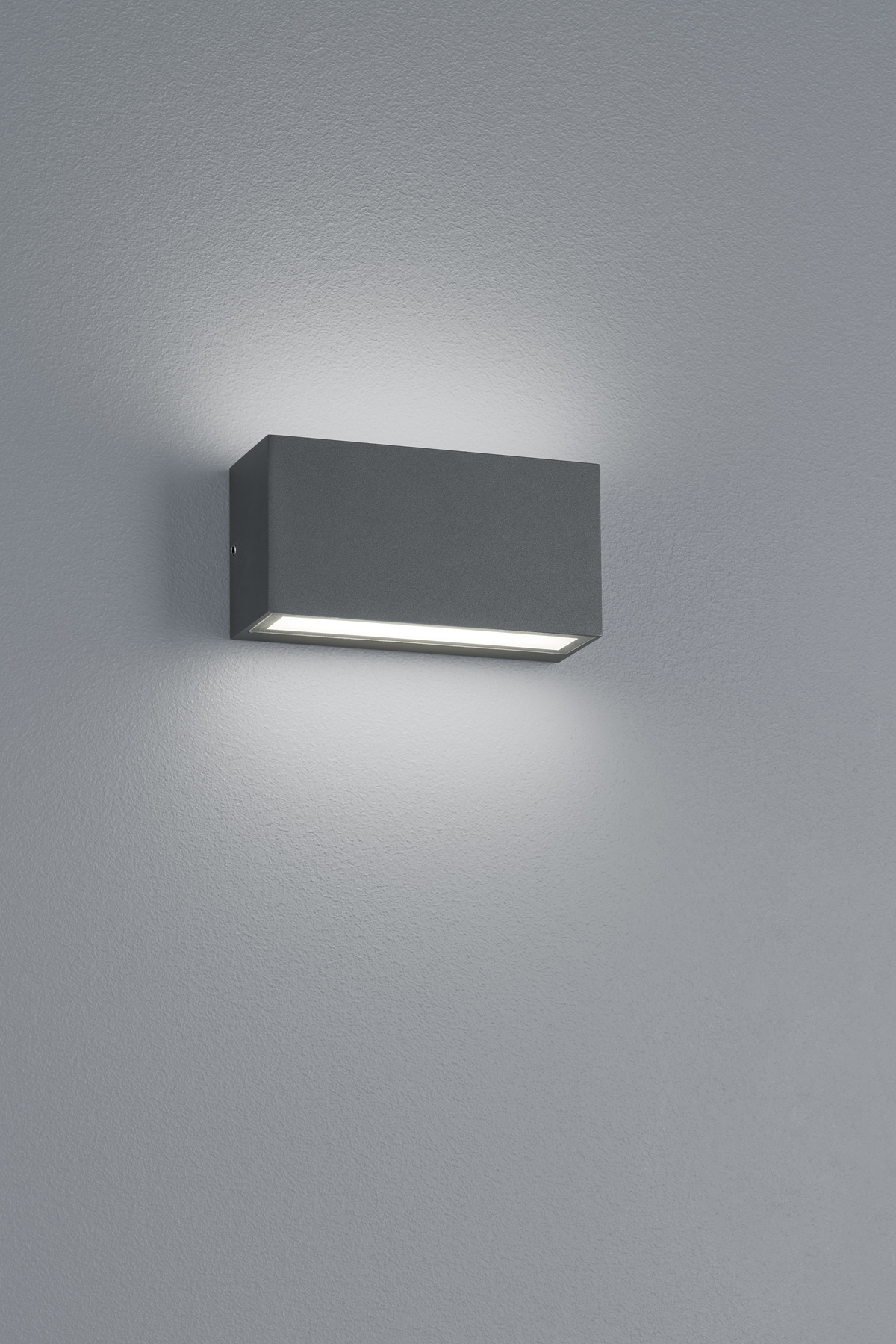Trio LED-Wandleuchte TRENT in anthrazit