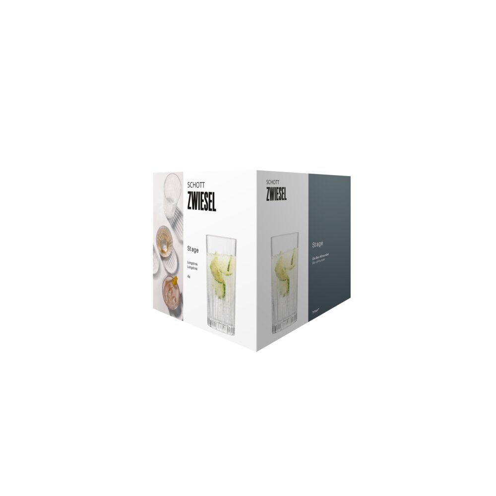 Schott Zwiesel Longdrinkglas STAGE 440ml, 4er-Set