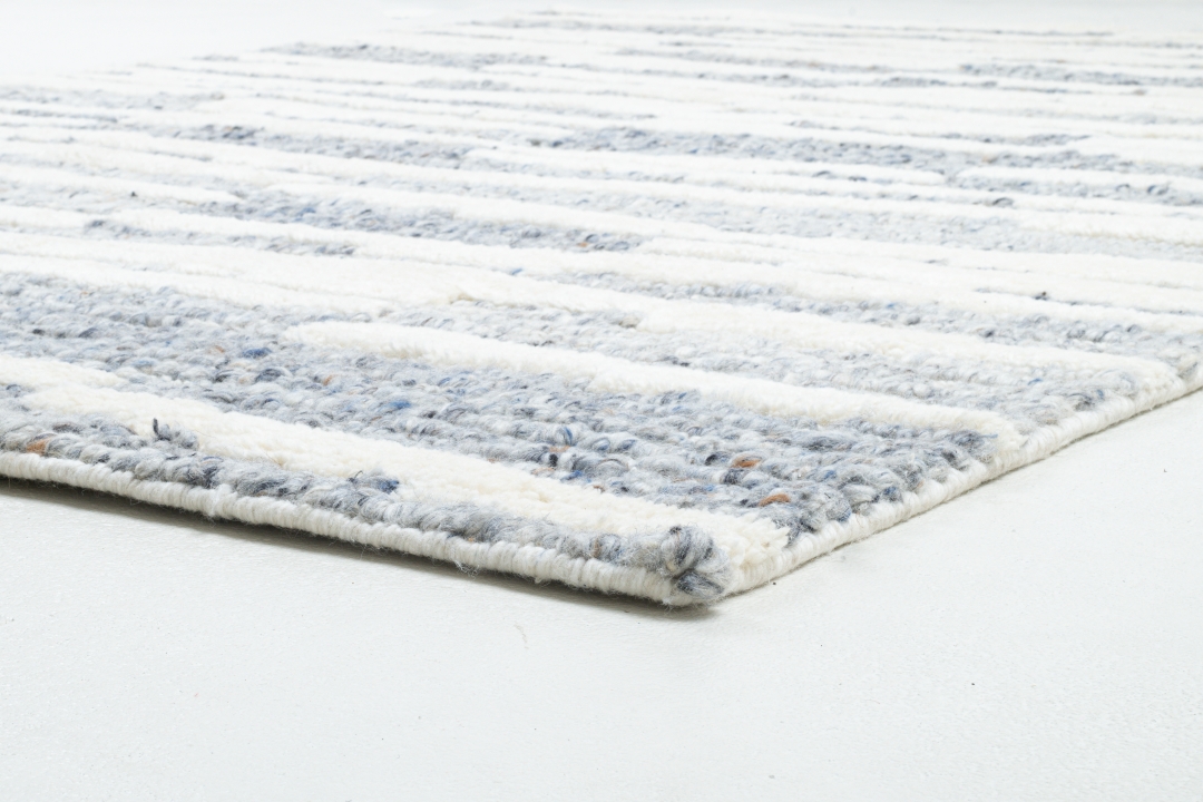 Theo Keller Handwebteppich Caspian ca. 170x240cm in Farbe Blue Multi