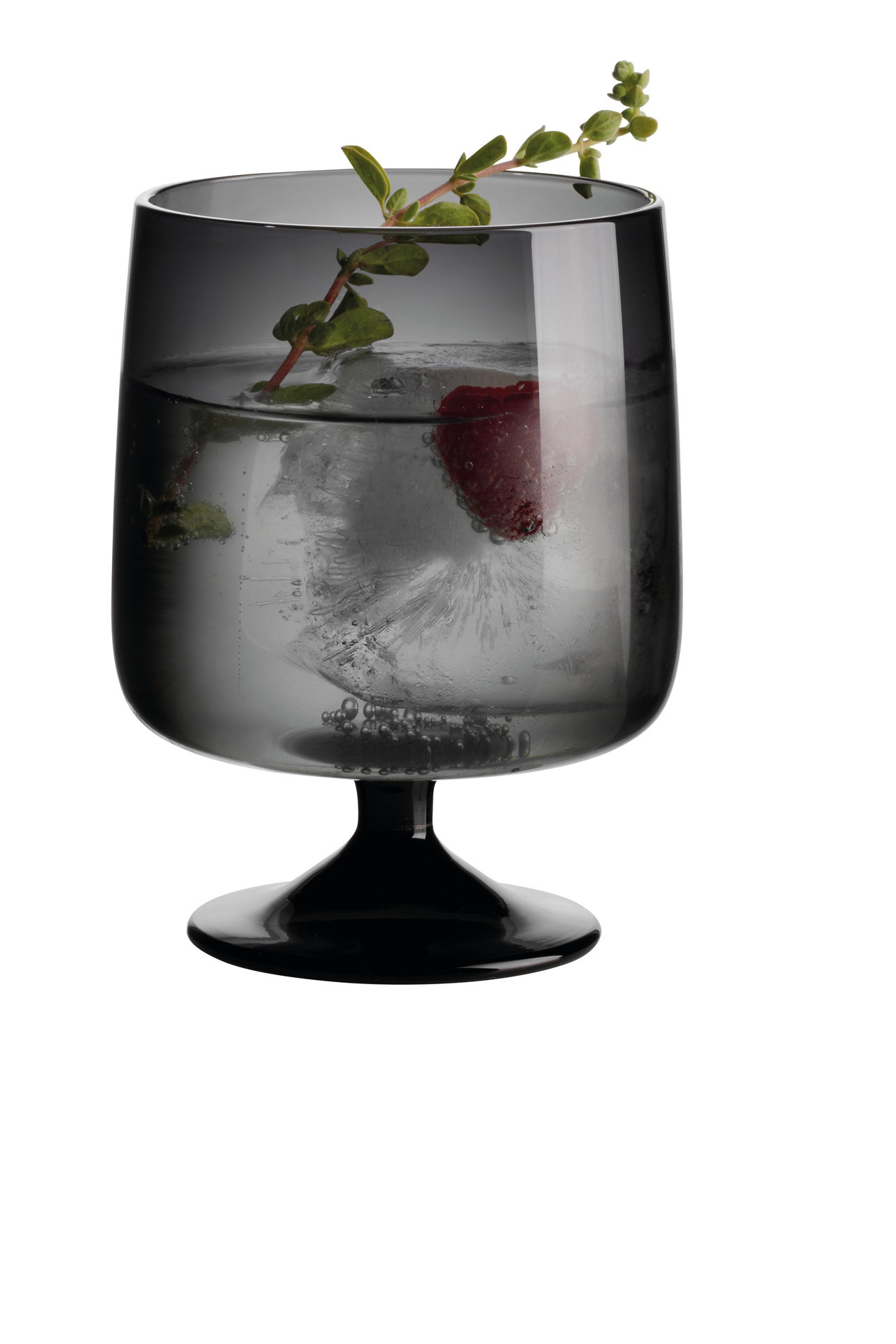 ASA Selection Stielglas SARABI in Farbe grau glänzend