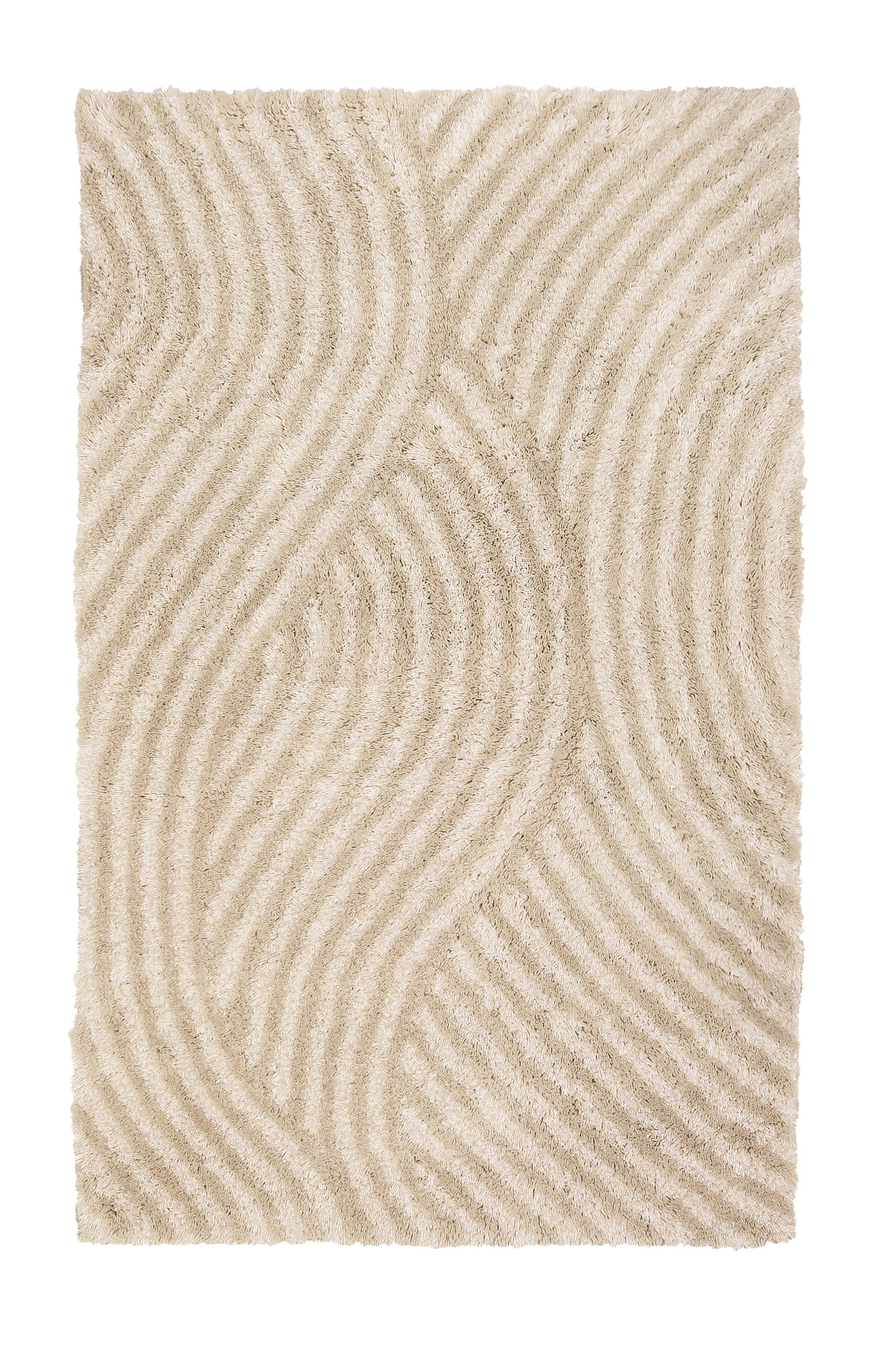 Kleine Wolke Badteppich CALMA ca. 70x120cm in Farbe macadamia