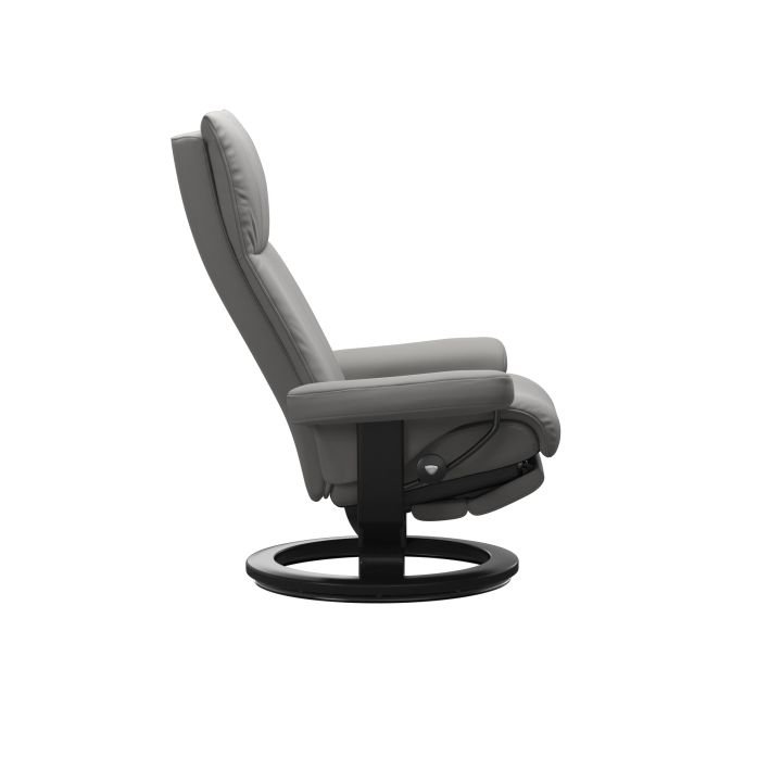 Stressless Sessel Aura (L) in Leder Paloma silver grey