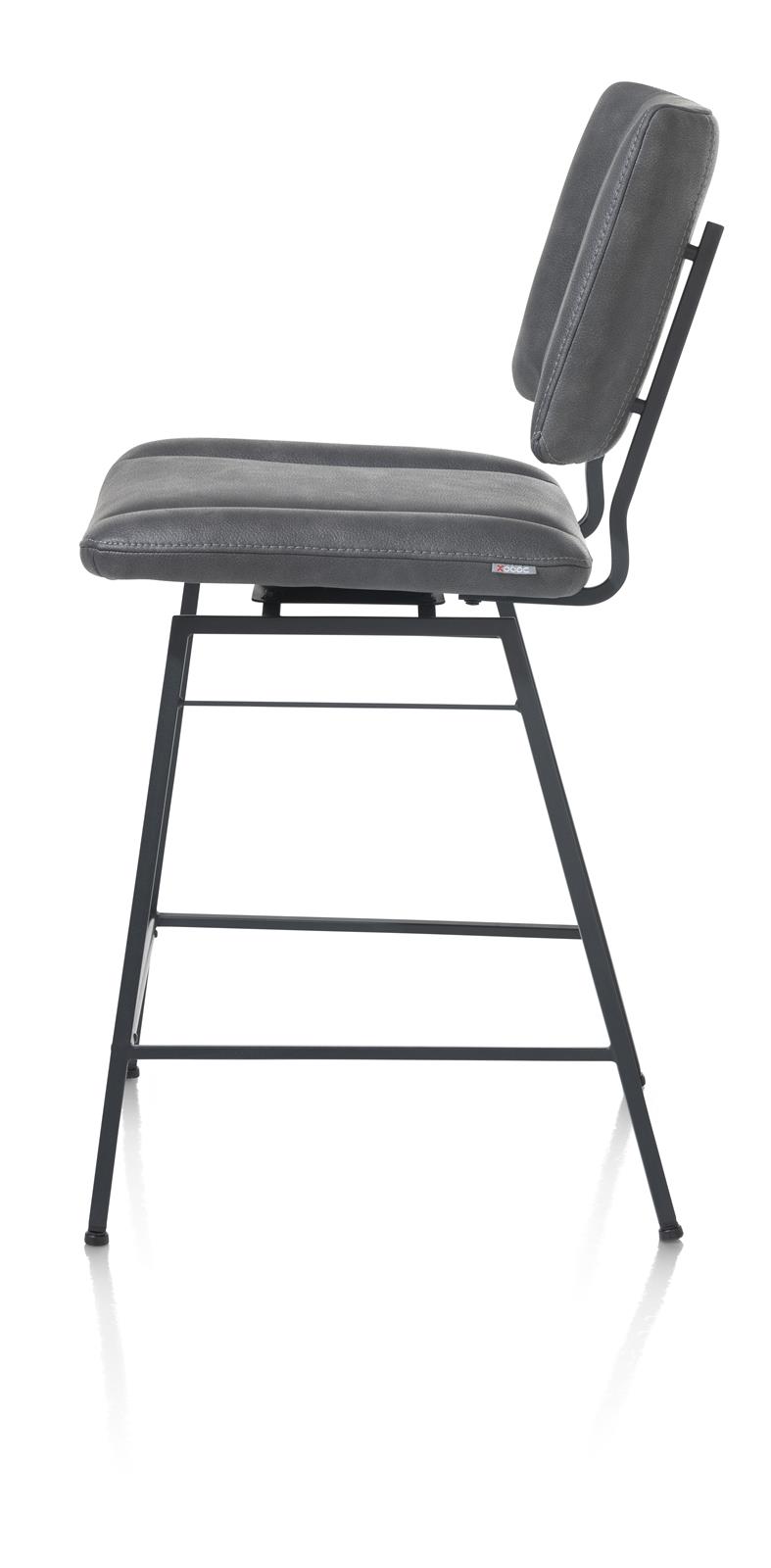 XOOON Tresenstuhl Tatum Stoff Grau XOOON Tresenstuhl Stoff Pala anthrzait Tatum 48835-ANT