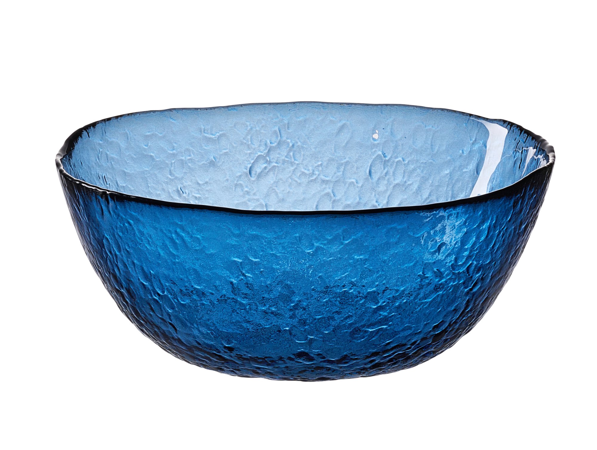 Ritzenhoff & Breker Schale VIOLA 15cm aus Kalk-Soda blau Ritzenhoff & Breker Schale VIOLA 15cm aus Kalk-Soda blau, Schüssel, Glasschale, Blau, Textur, Marmorierte Oberfläche