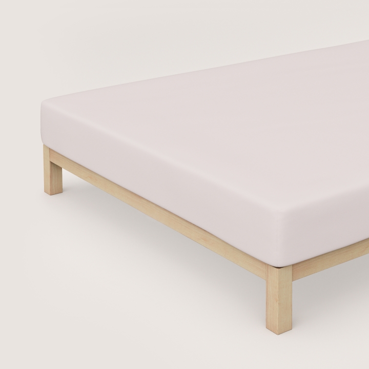 Schlafgut Casual Spannbettlaken ca. 90x190-100x200cm in Farbe Sand Light