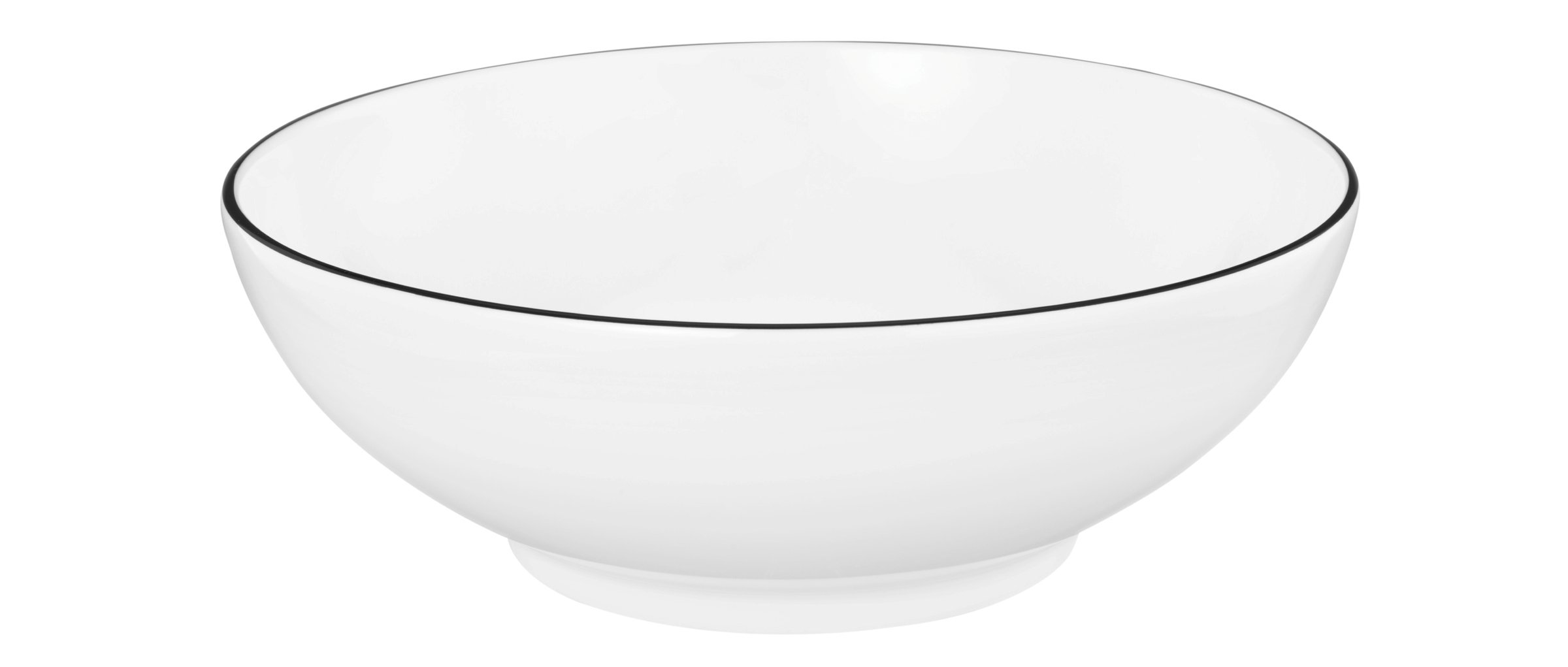 Seltmann Weiden Dessertschale rund 15 cm Lido 10826 Black Line 
