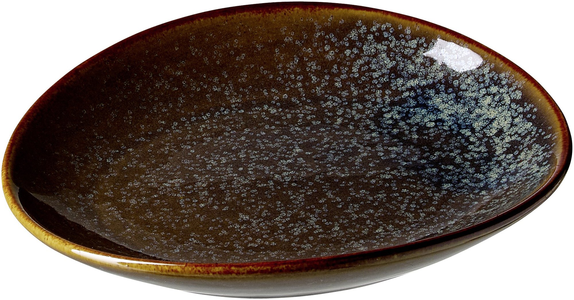 Ritzenhoff & Breker Dipschale TROMS 9,5x6cm aus Porzellan braun/grau