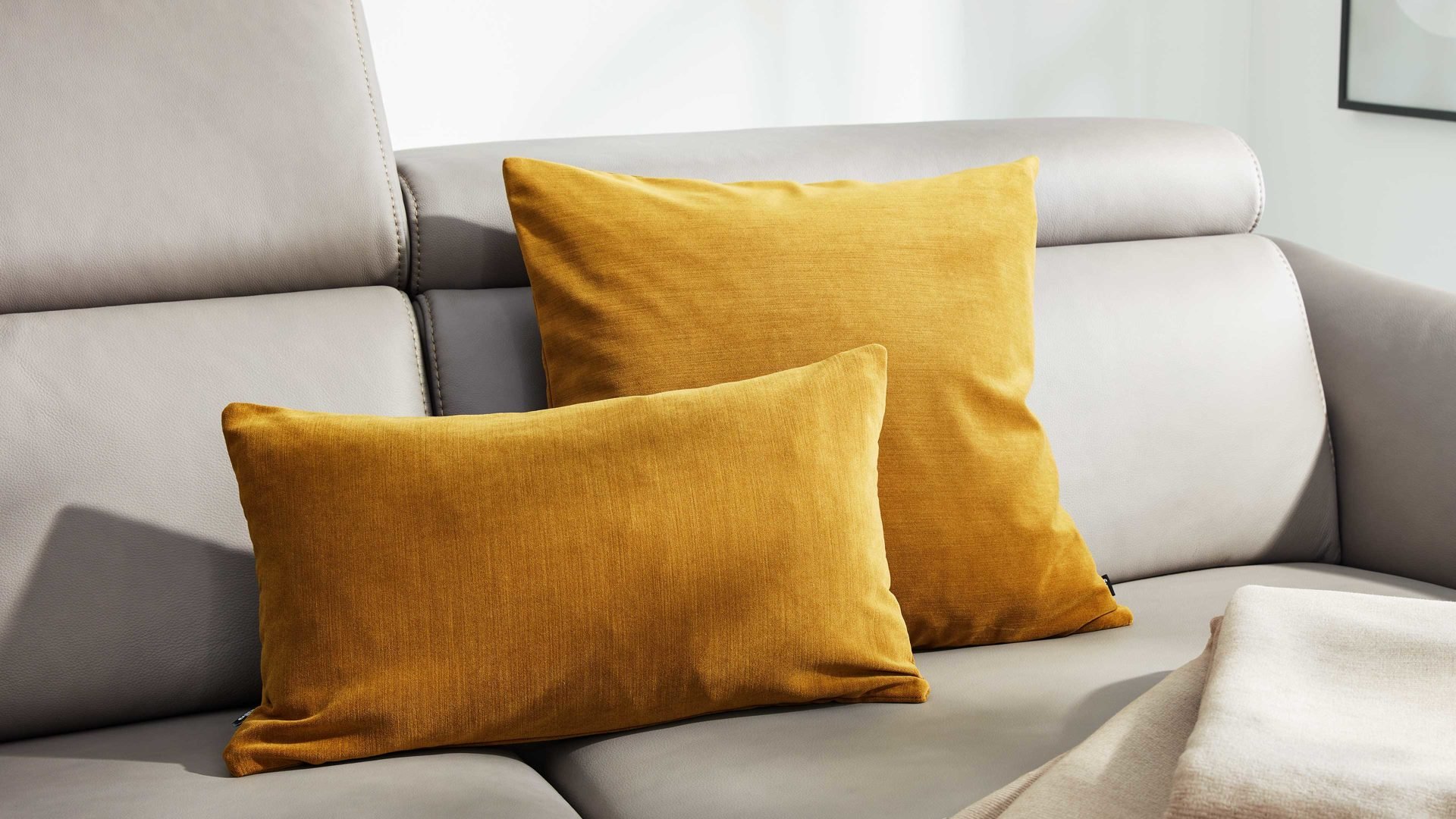 Interliving Kissenhülle IL-9105 ca. 30x50cm in Farbe gold