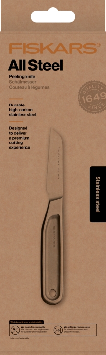 Fiskars Schälmesser ALL STEEL 7cm Fiskars Schälmesser ALL STEEL 7cm