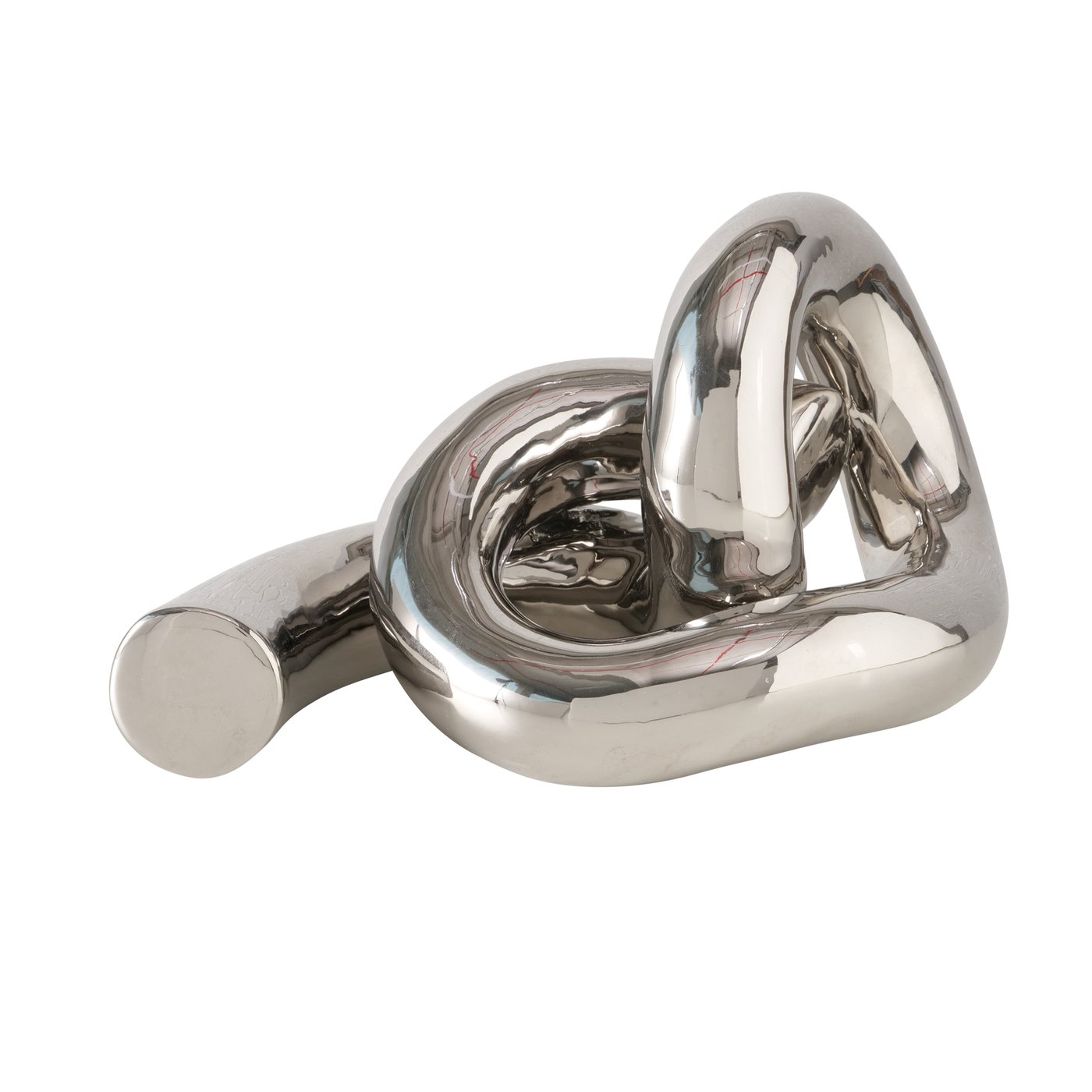 Boltze Skulptur Nudo in Farbe Steingut silber Boltze Skulptur Nudo in Farbe Steingut silber