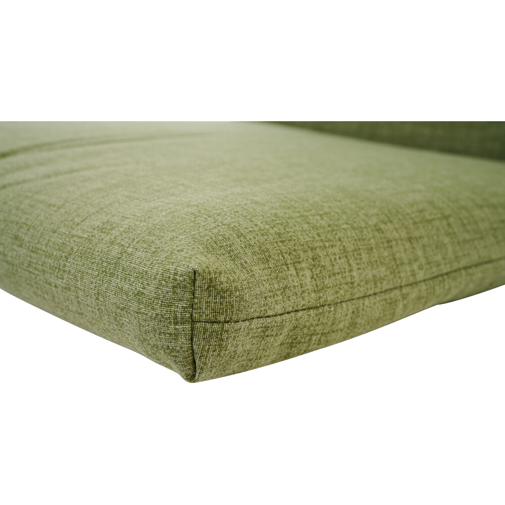 Sesselauflage COMFORT in Farbe olivgrün, Dekoration für Zuhause, Kissen, Leinen