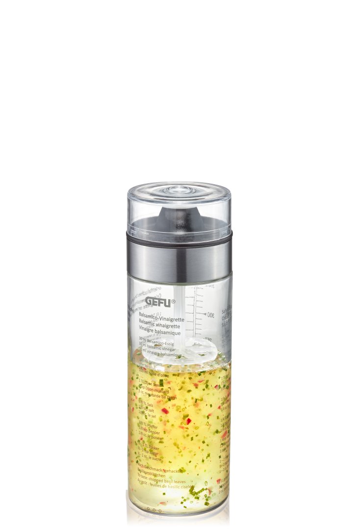 GEFU Dressing-Shaker MIX in Farbe silber/transparent GEFU Dressing-Shaker MIX in Schwarz, transparent