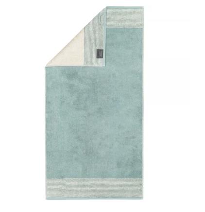 Cawö Handtuch Luxury Home 50x100 cm TWO-TONE in 43 salbei
