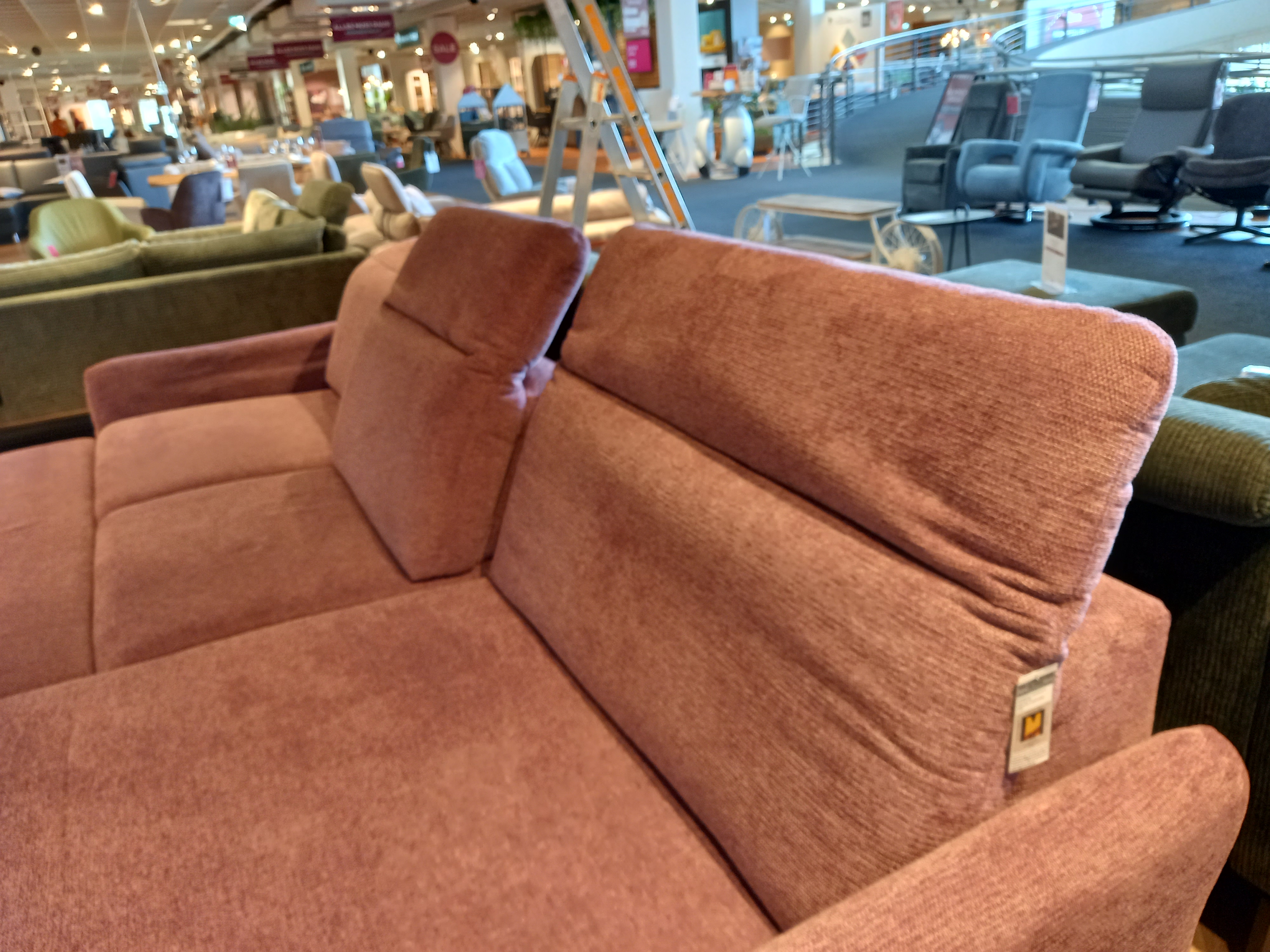 Modulmaster Polstergruppe in Stoff Famosa wine, Sofa, Wohnzimmermöbel, Samt, Rosa, Sofakissen