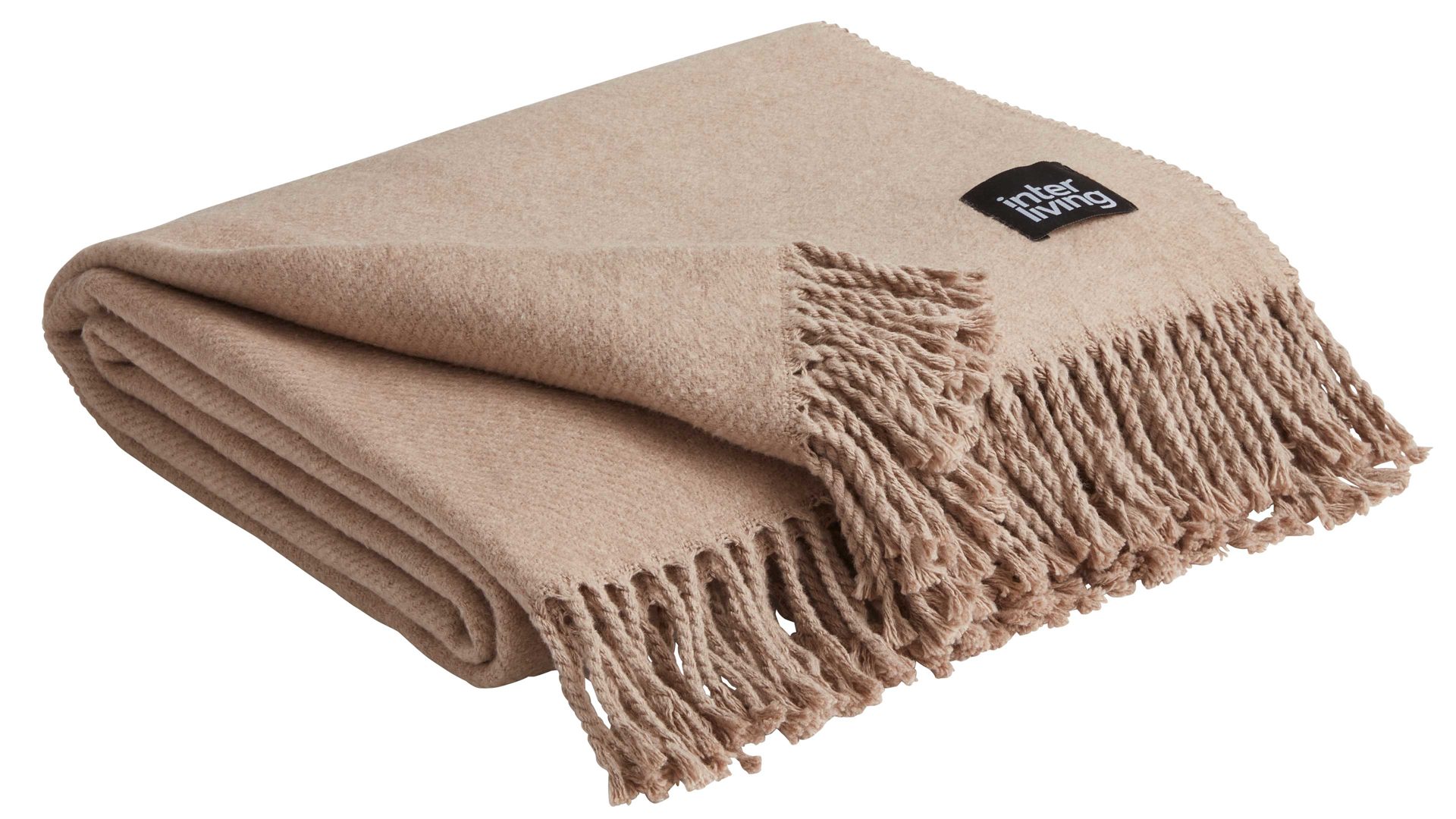 Interliving Wohndecke IL-9109 ca. 150x200cm in Fb. taupe