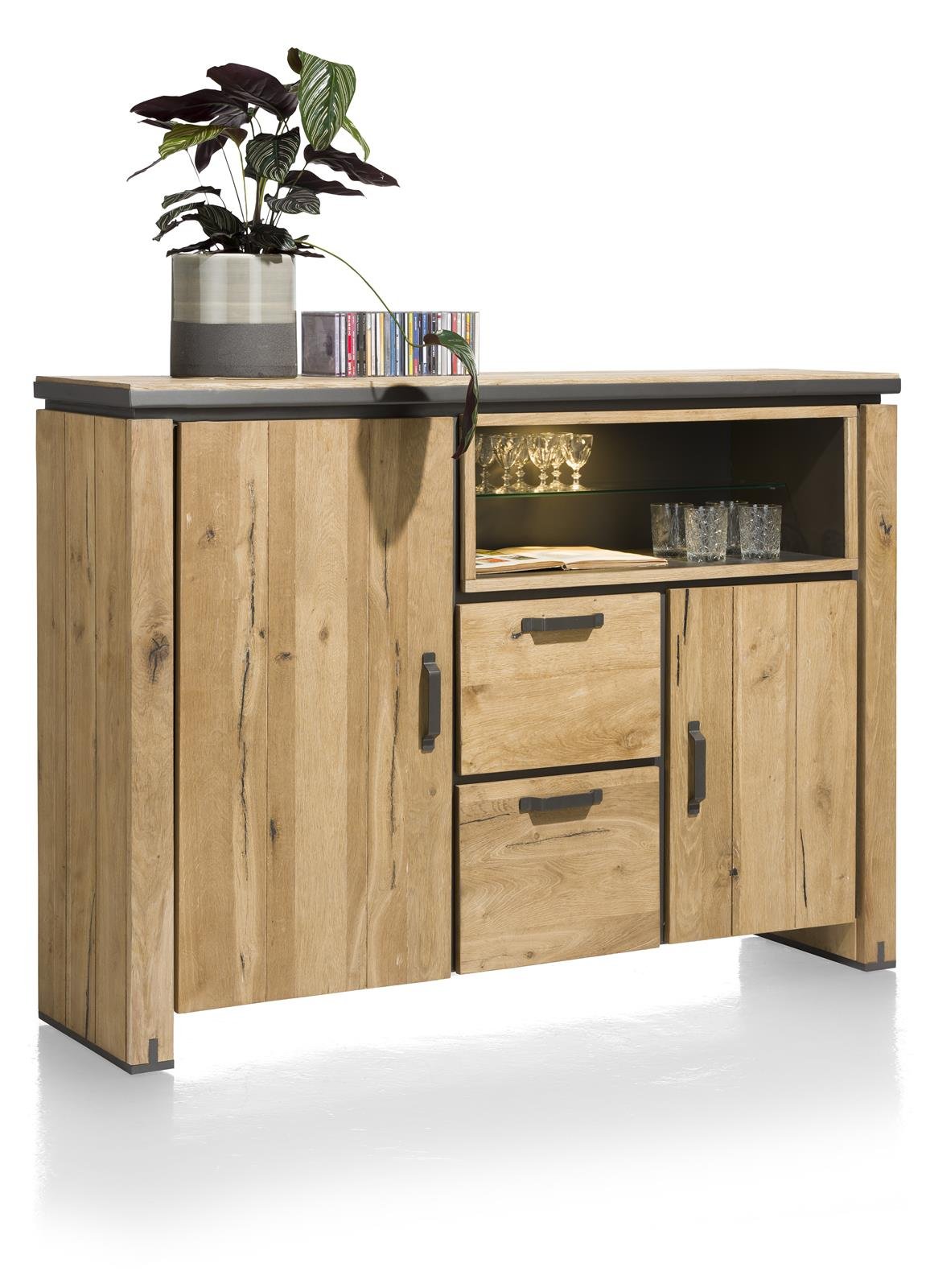 Henders & Hazel Highboard in Eiche braun