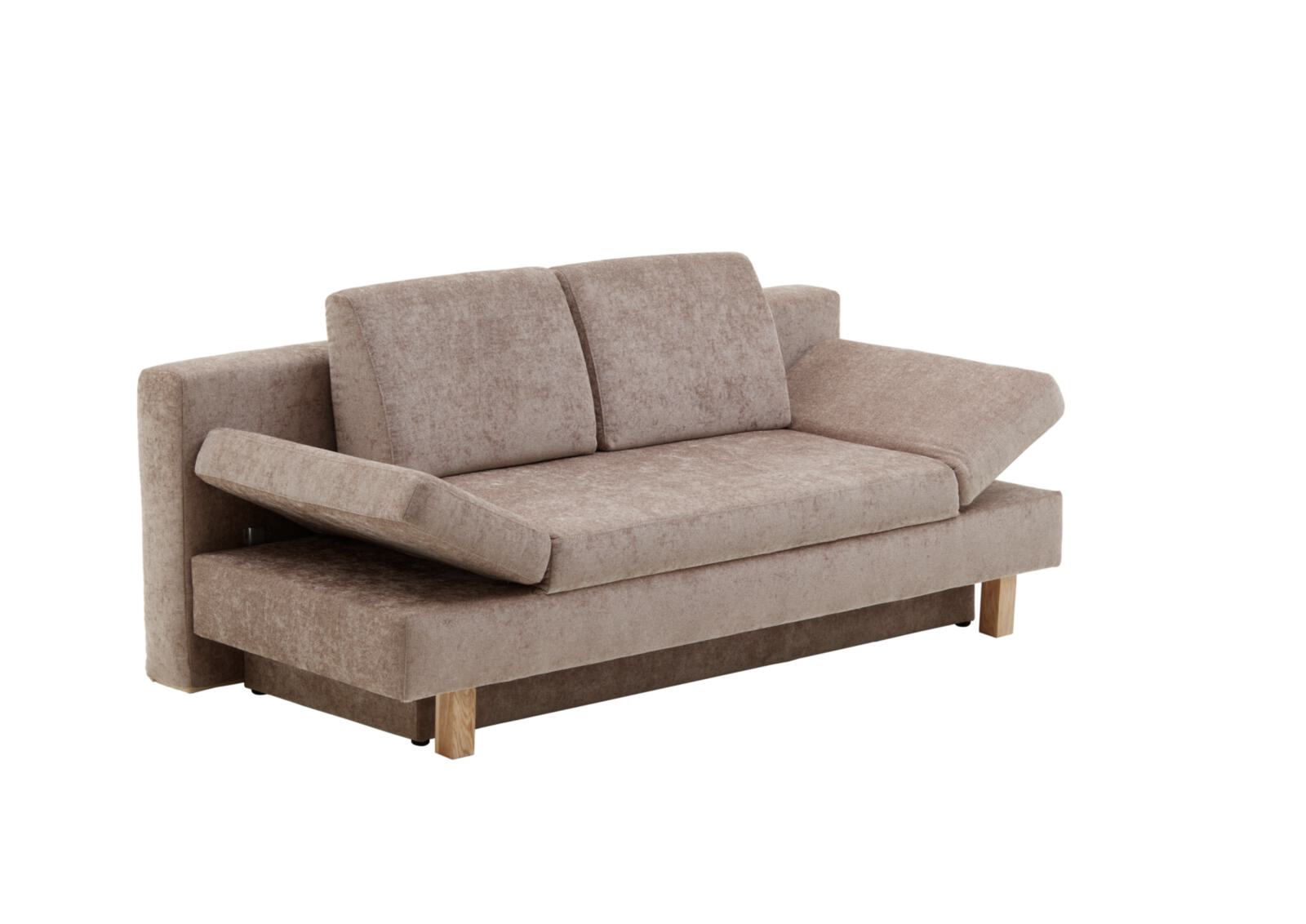 Verwandlungssofa Tino Beige Restyl Schlafsofa Tino ca. 150x200cm in Stoff beige