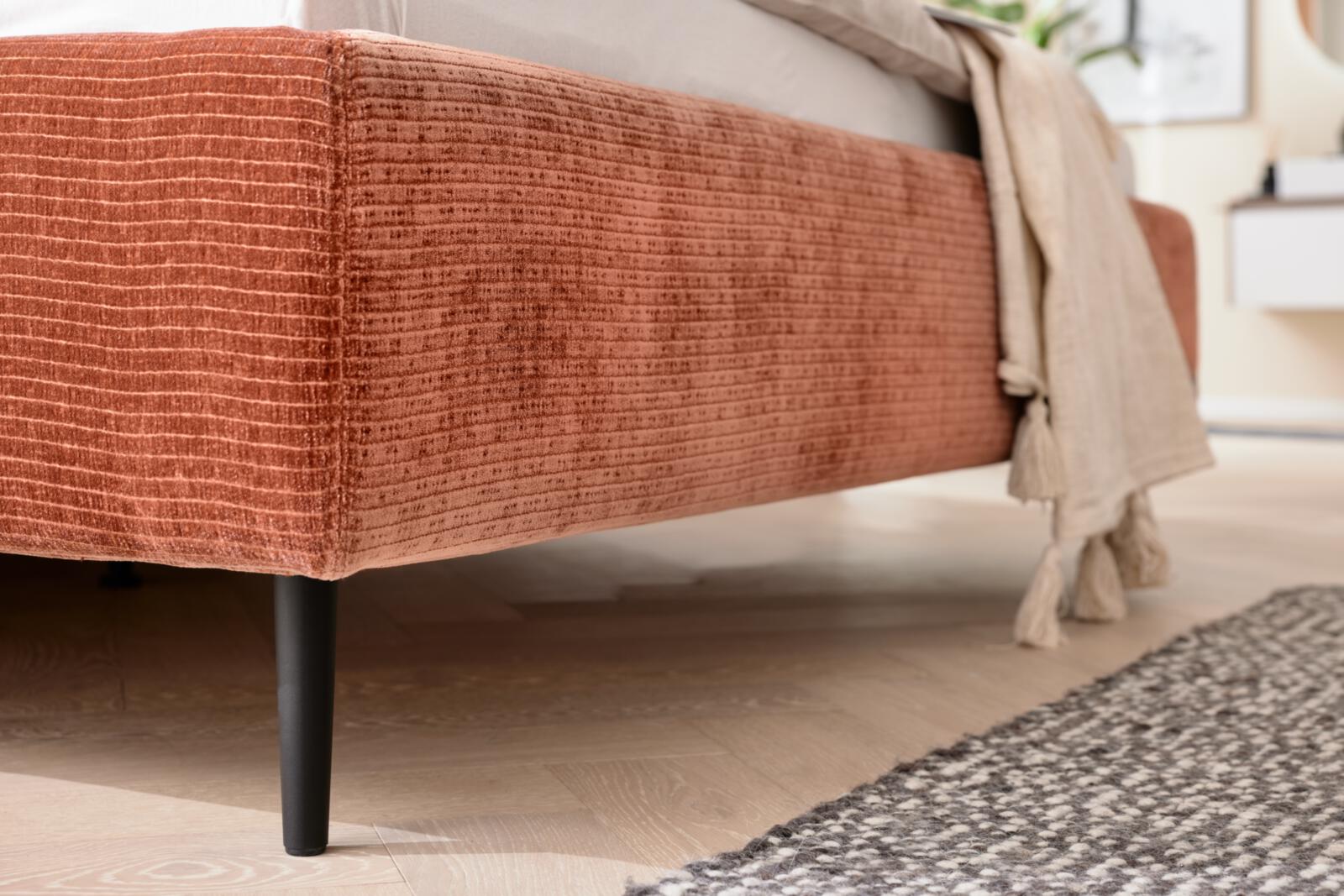 Interliving Polsterbettgestell IL 1417 ca. 180x200cm in Stoff Monty Rusty, Moebel, Inneneinrichtung, Drinnen, Innenarchitektur