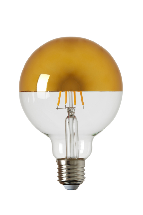 Deko LED Globe LIGHT in klar + bronze