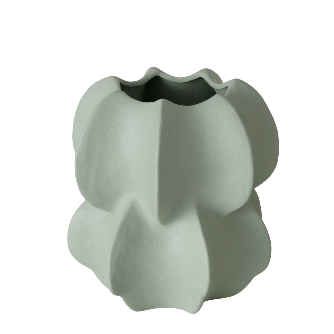 Boltze Vase Nima in Farbe Porzellan grün