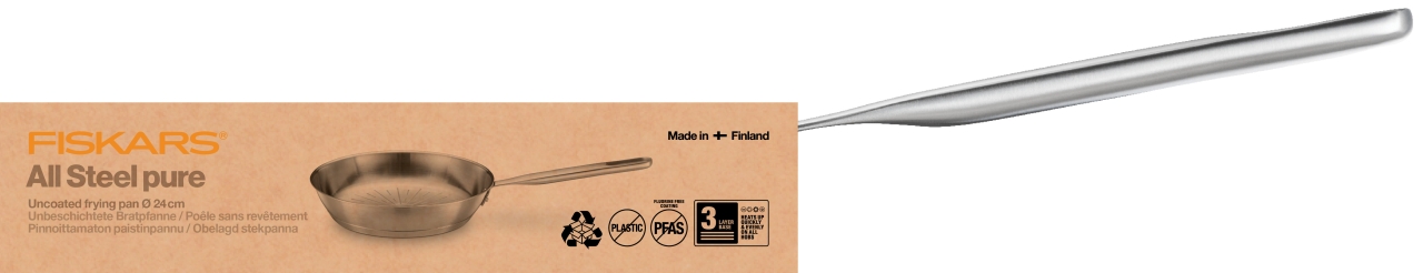 Fiskars Bratpfanne ALL STEEL 24cm Fiskars Bratpfanne ALL STEEL 24cm
