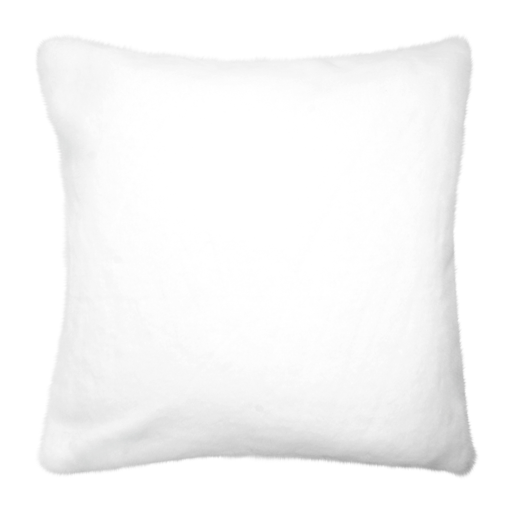 Pad Kissenhülle GAZELLE ca. 50x50cm in Farbe white, Kissen, Bezug, Kissenfüllung, Flauschig, weiß