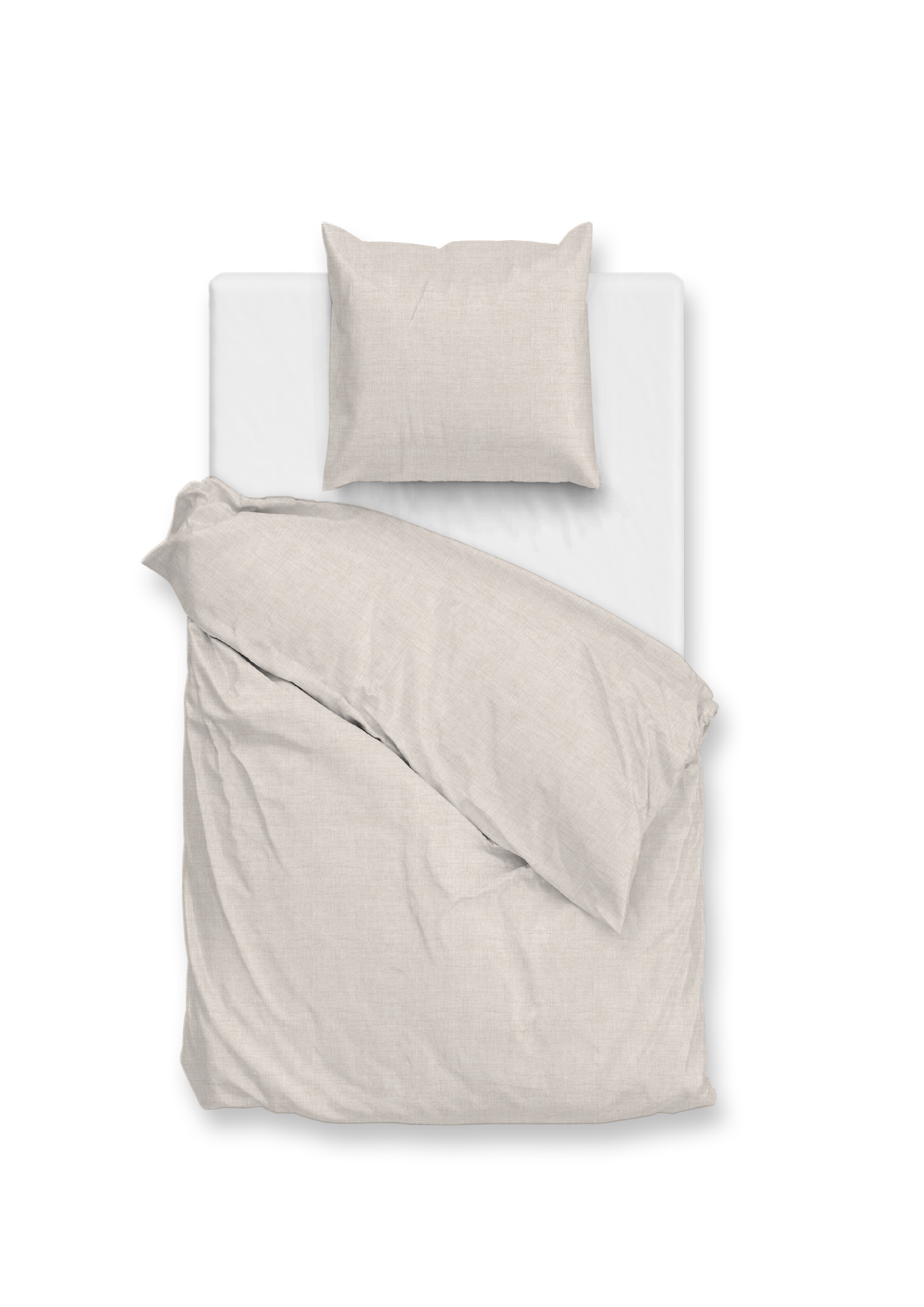 Heckettlane Bettwäsche ca. 135x200cm in Farbe Sandy-Beige