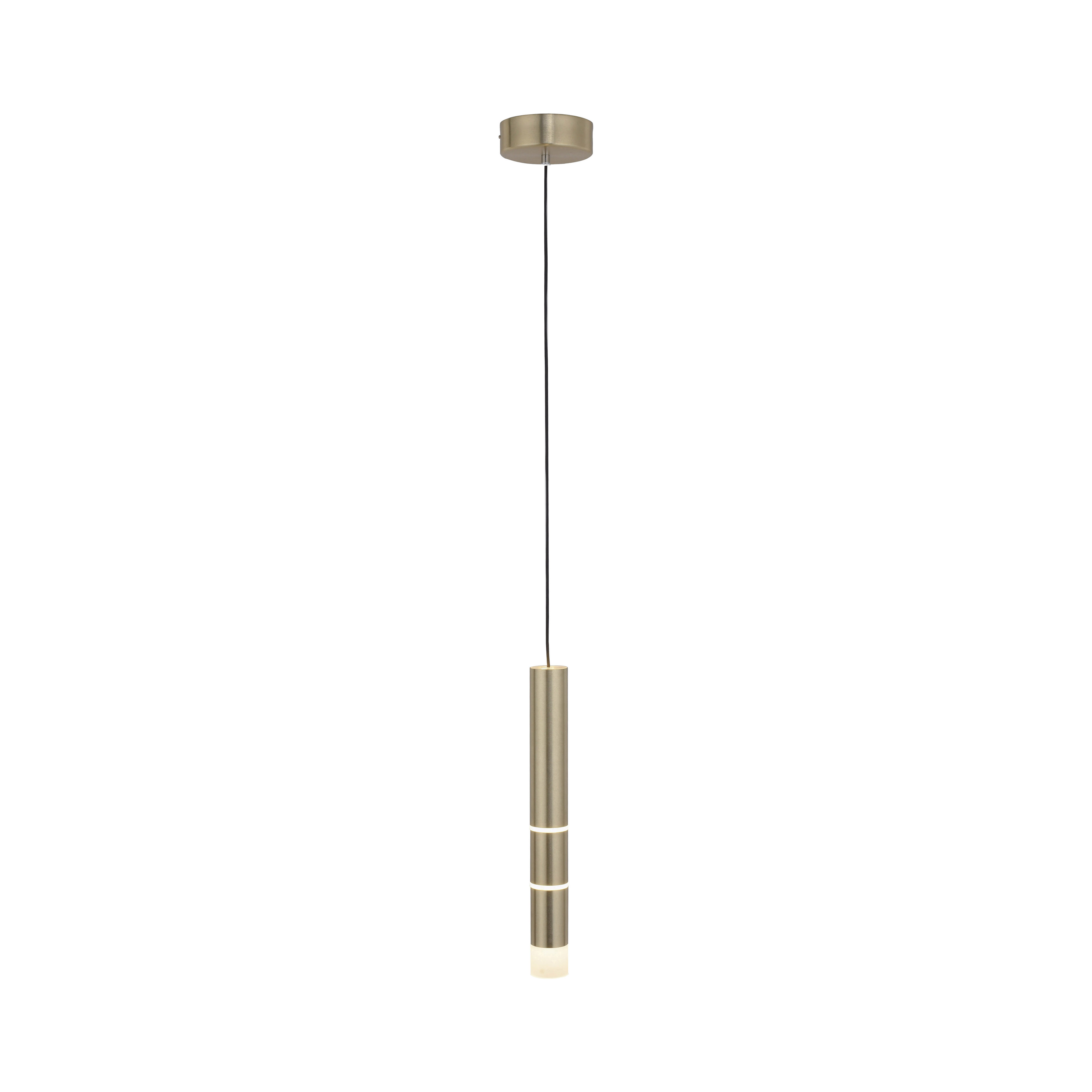 Paul Neuhaus LED-Pendelleuchte PURE VEGA 4-flammig in Farbe messing matt, Hängeleuchte, Pendelleuchte, Bronze, Metall, LED