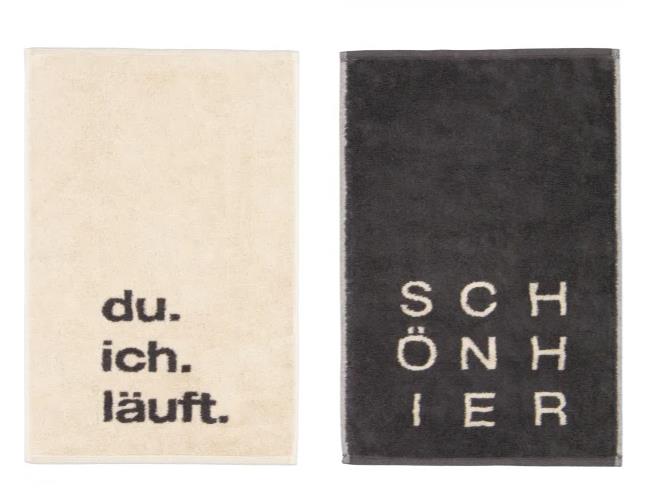 Cawö Postcard Towels POSTCARDS TOWELS EDITION 30x50cm in Farbe schönhier, Buch, Veröffentlichung, Tafel