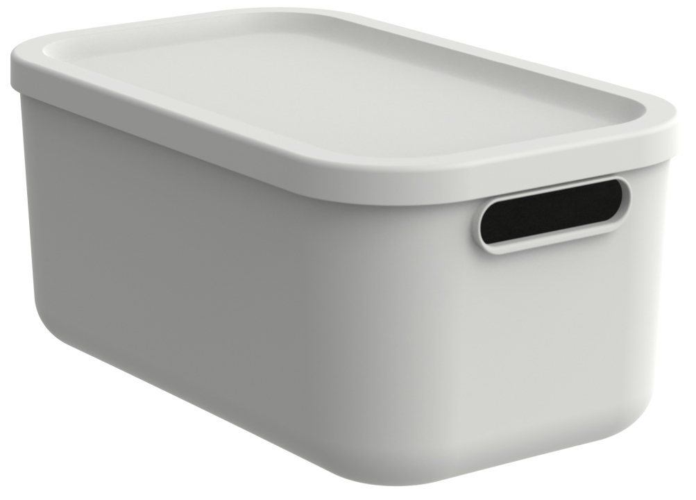 Rotho Box ALBULA LIGHT 12 Liter in Farbe mistletoe white