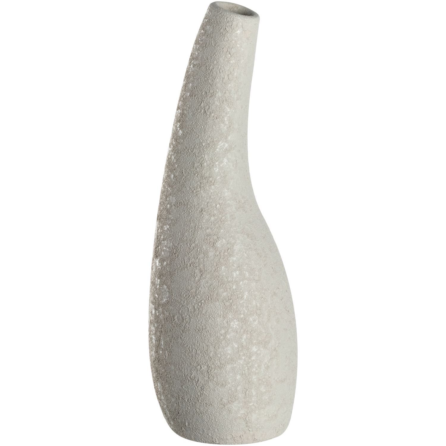 Leonardo Keramikvase 30 Arco ARCO ca. B9,6 H30 T9,6 cm in , Vase, Steintextur, Weiß, Lang