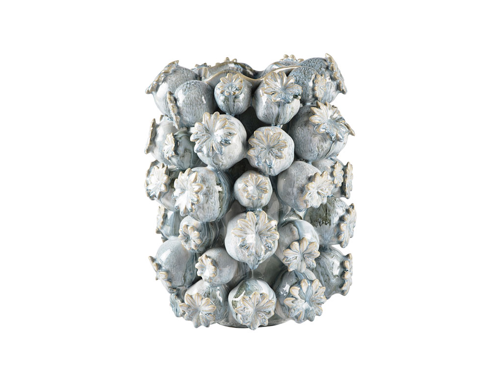 Villa Collection Vase/Übertopf 23,5 cm in Farbe ballad blue