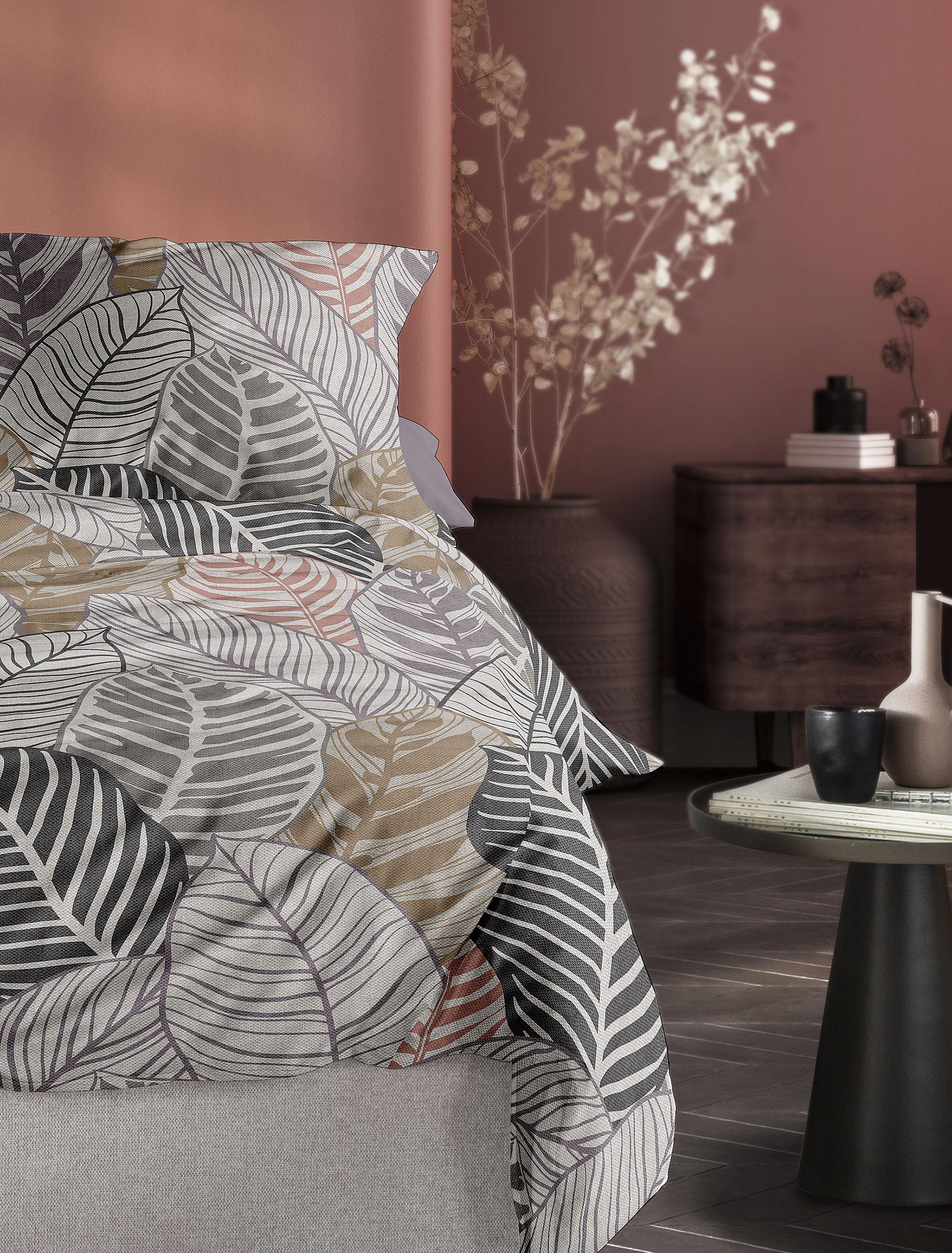 Irisette Edel-Feinbiber Bettwäsche KOALA ca. 155x220cm in Farbe multi