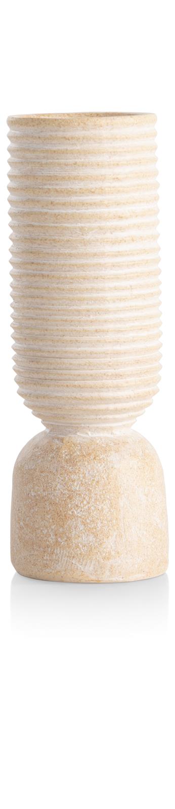 Coco Maison Vase NOVA ca. B7 H19 T7 cm in Polyresin taupe,orange