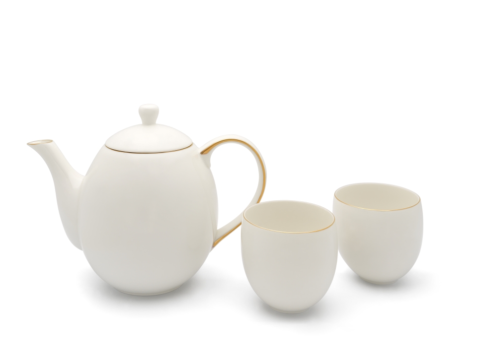 Bredemeijer Tee-Set Silhouet Canterbury 1,2 Liter in Farbe weiß poliert Bredemeijer Tee-Set Silhouet Canterbury 1,2 Liter in Farbe weiß poliert