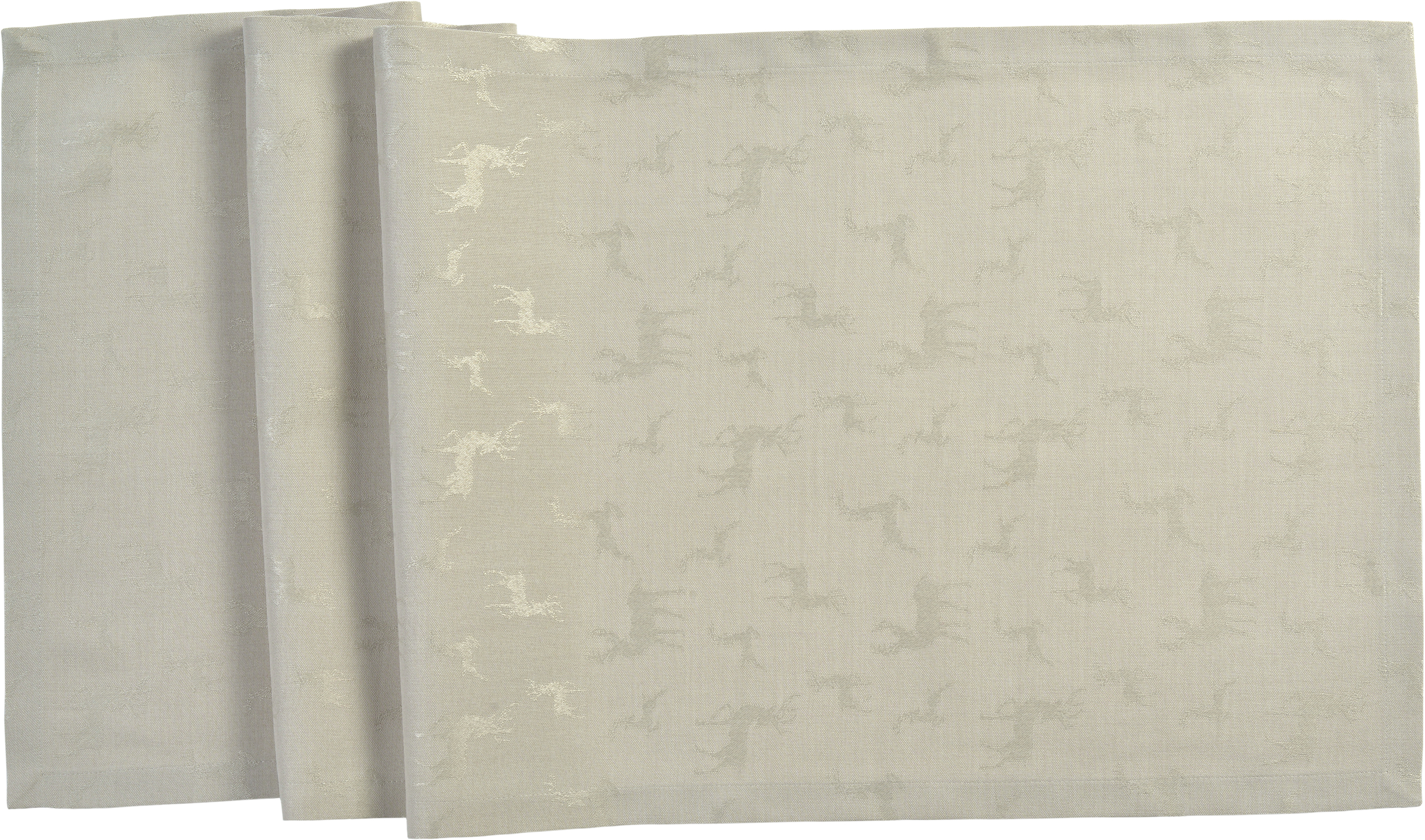 Sander Tischläufer NOVA ca. 50x250cm in Farbe desert sand Sander Tischläufer NOVA ca. 50x250cm in Farbe desert sand, Tischdecke, Leinen, Beige, gemustert, Floral-Print