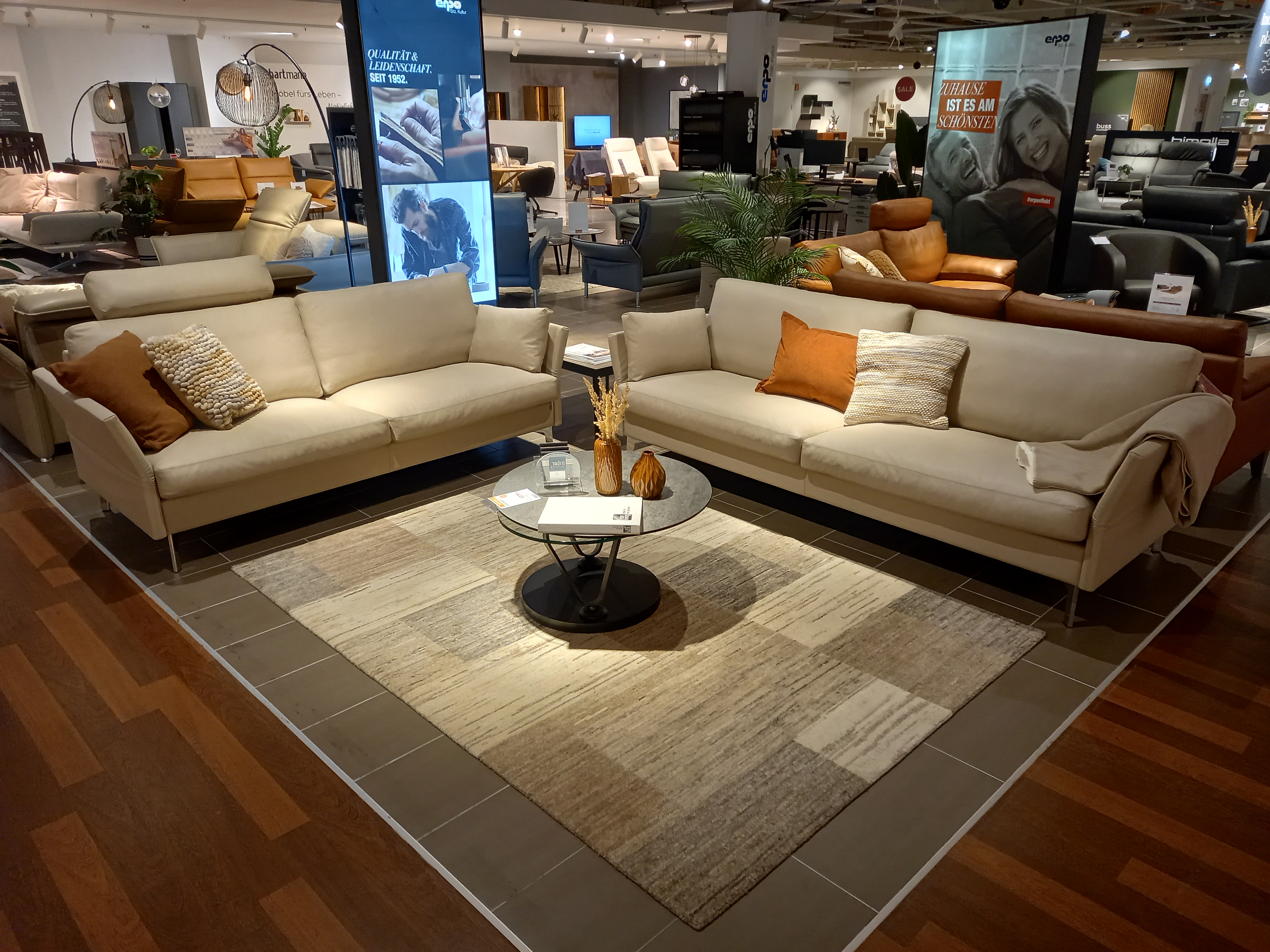 Erpo Polstergruppe CLASSICS CL990 in Leder pearl