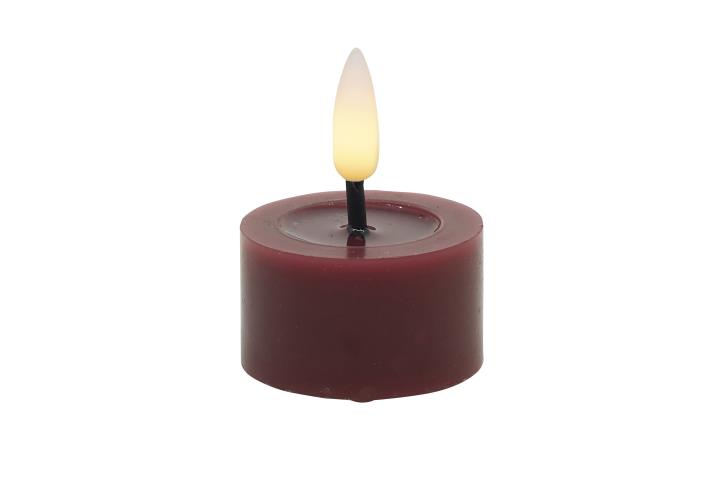 LED-Teelicht 2er-Set Basic 2 LED TEELICHT in Rot L.C. Wholsaler LED Teelicht 2er Set Basic LED Teelicht in