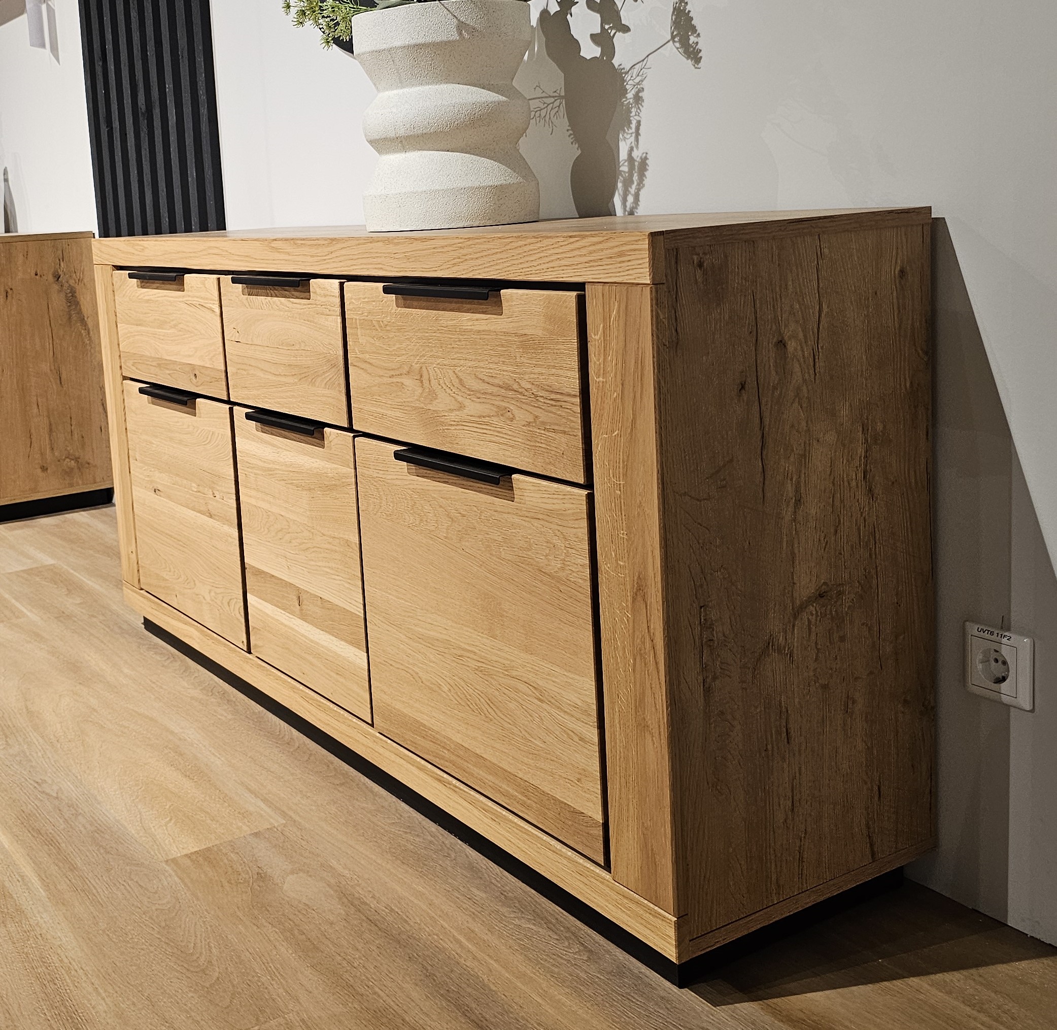 Sideboard in Front Wildeiche massiv geölt, Küchenschrank?, Sideboard, Kommode, Holz, Eiche