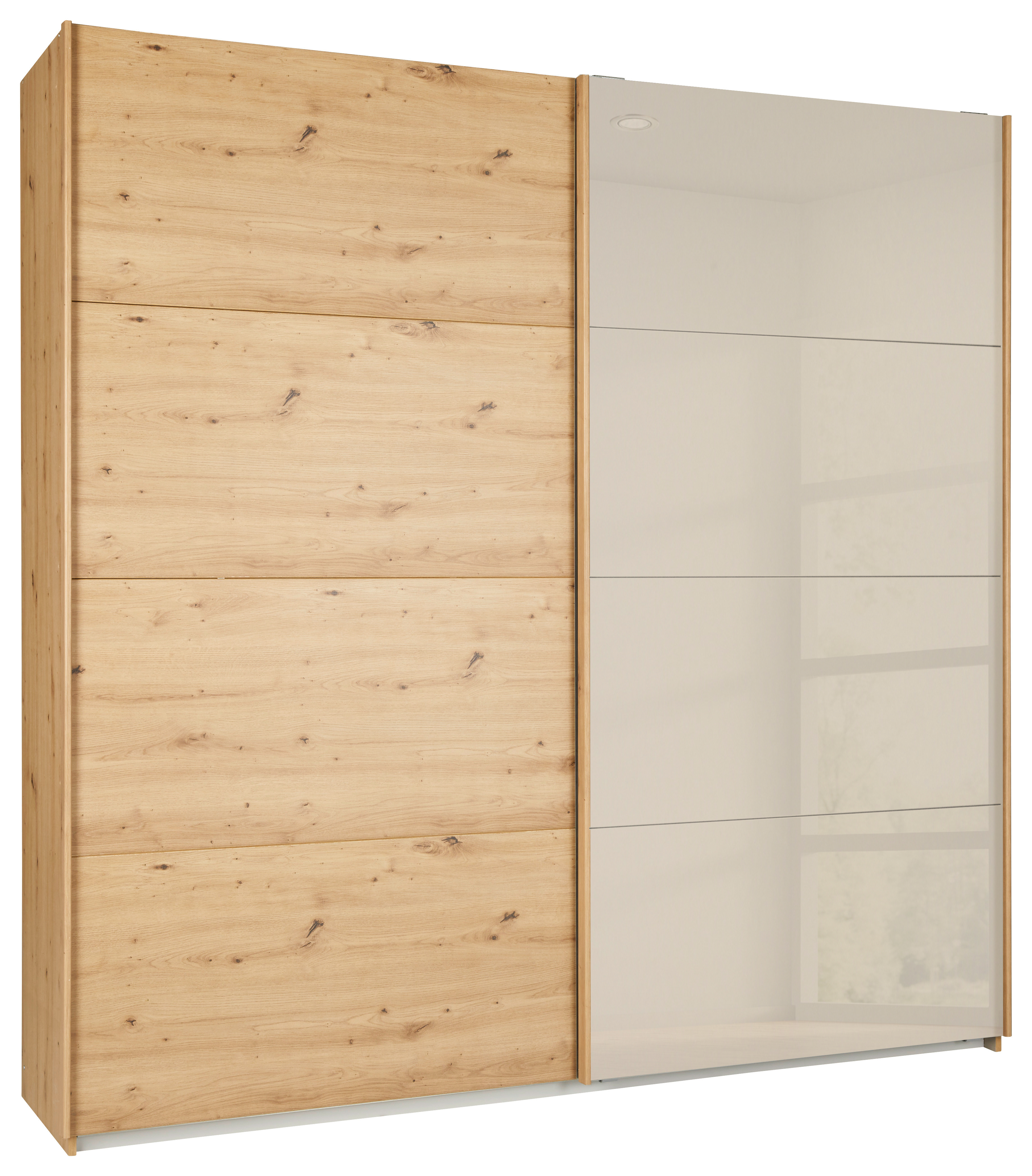 Schwebetürenschrank 2-trg. in Farbe Artisan Eiche Schwebetürenschrank