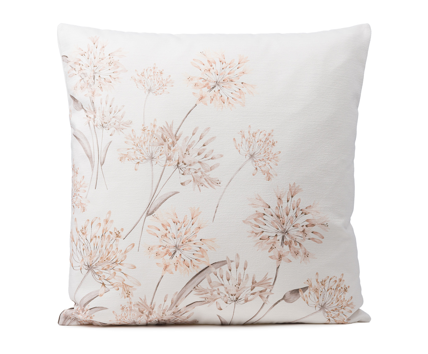 Ambiente Trendlife by Gözze Kissenhülle CAMILLA ca. 50x50cm in Farbe stein, Kissen, Kissenbezug, Blumen Muster, Pflegeleicht, Beige Rosa