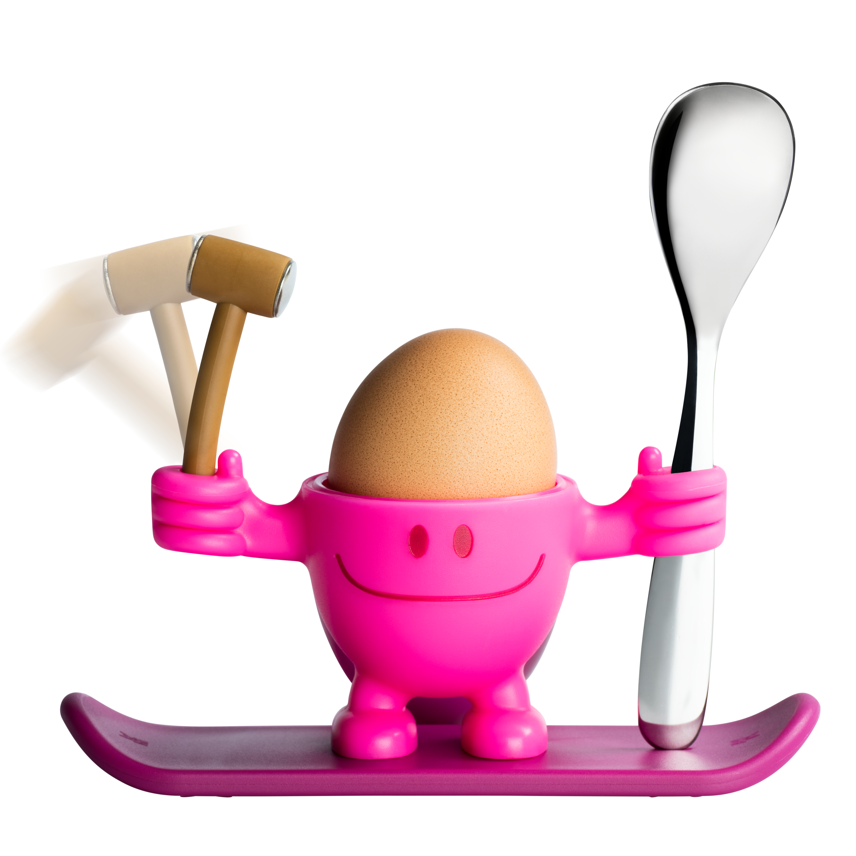 WMF Eierbecher McEgg mit Löffel, Pink in pink