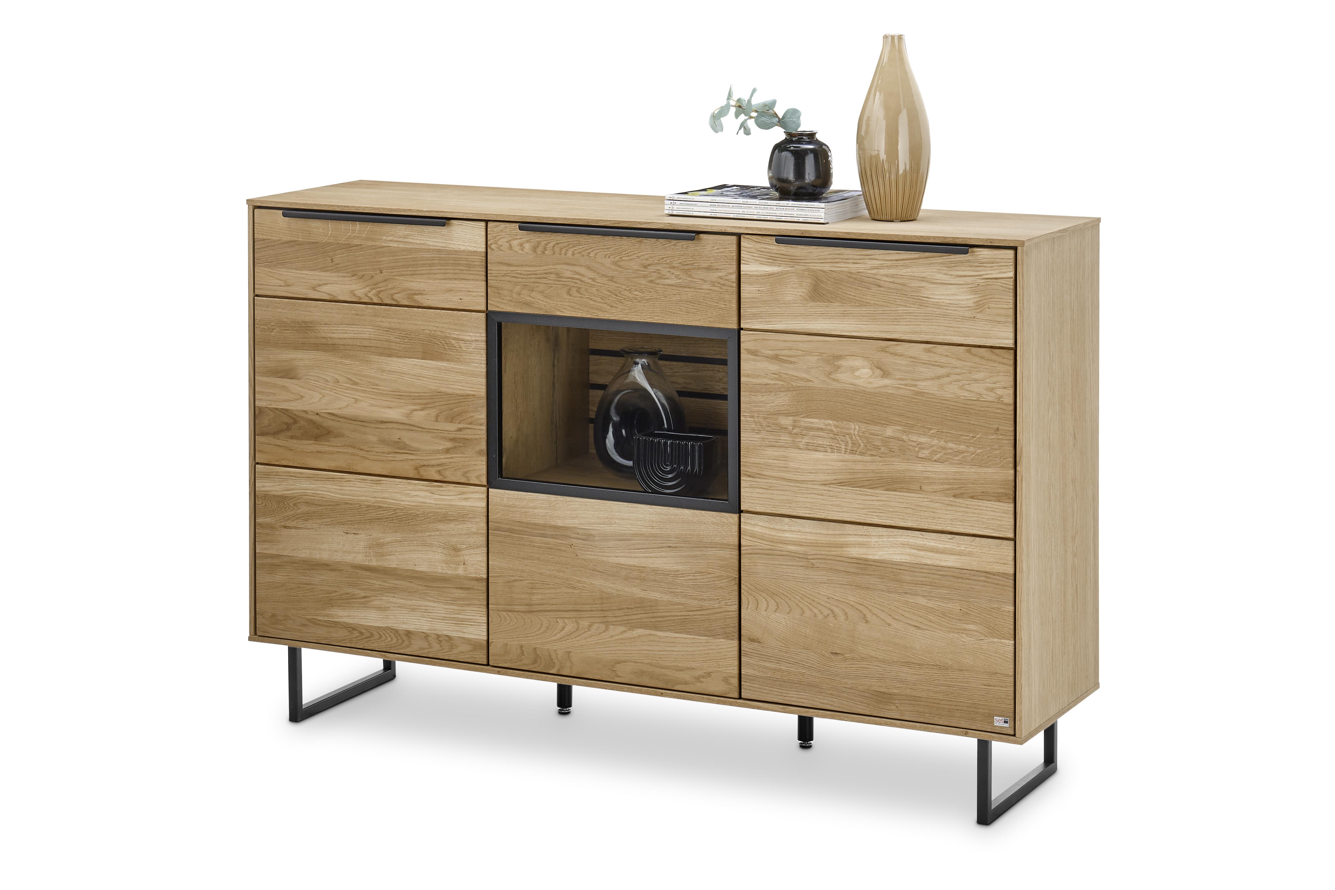 Musterring Sideboard JACKSON ca. 150x129x40cm in Eiche teilmassiv geölt